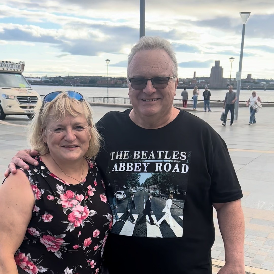 "I HATE HIM SO MUCH, SOMETIMES I WAKE UP IN THE MIDDLE OF NIGHT JUST TO HATE HIM!!" I love this Canadian couple, Mario and Martine. Met them in our first hour in Liverpool near the stature of the Beatles. SO friendly. We took turns taking photos of each other with the Fab Four. As is my wont, I apologized for Prez Poopy Pants. Love what Mario had to say in return.