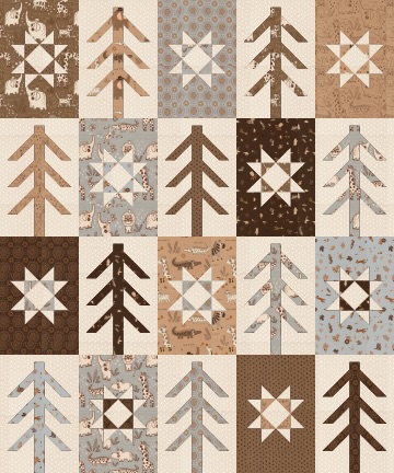 🦁 New in the shop! 🦒
Precuts of the Wildly Cute Safari collection by @elena.amo are here and loaded onto my website! If you have a need for a baby quilt, this fabric is so perfect! It has the sweetest blues, tans, and browns and Elena’s artwork is DARLING!
I’ve shown it mocked up two different ways with my Stargrove pattern. The scrappy mix and match version calls for light and dark fabrics.
The first mockup is the lap size and I used a single crème color for all the light fabrics and the print fabrics for all the “dark” fabrics. I have Moda Bella Eggshell in my shop and it’s a great match with this collection.
The second mockup is the throw size Stargrove and I mixed some solids in with the prints for this darling quilt.
I only have (1) FQ bundle and (4) layer cakes available of this collection and I promise you won’t be disappointed with these prints!
#showmethemoda #babyquilt #lapquilt #stargrovequilt #craftymoosequilts