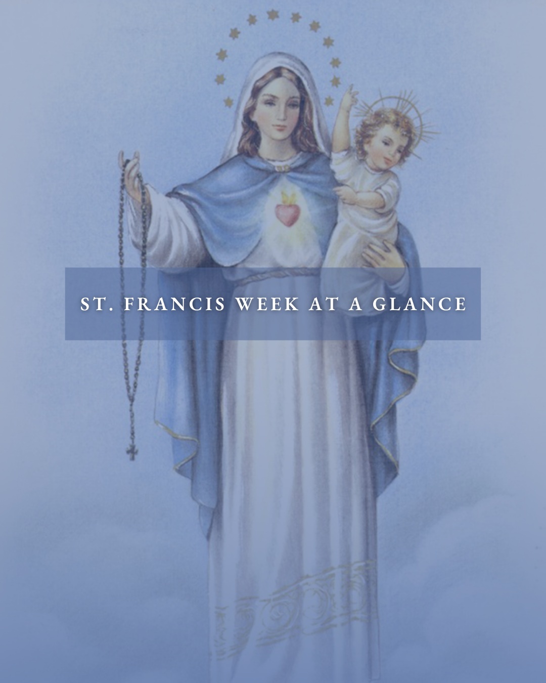 🌟 St. Francis at a Glance! 🌟
🔗 Find the links in our bio 🔗
1️⃣ REVIVAL NIGHT
Join us next week for Revival Night on October 7th! Father Alex will be speaking “From Fear to Trust” at 6:30 pm followed by our night of praise and worship at 7:00 pm. We hope to see you there!
2️⃣ MARRIAGE ENRICHMENT MINISTRY
Register Now to take this opportunity to invest in your marriage by attending St. Gabriel's 15th Annual Marriage Enrichment Retreat. Topic: Ten Conversations Every Catholic Couple Should Have Speaker: Alicia and Mike Hernon Date: Saturday Oct 10, 2026
Time: 8:30am - 4:30pm Venue: St Gabriel Communion Hall, Community Center
Retreat will begin at 8:30am and will conclude by 4:30pm in time to go to Saturday evening 5pm Mass. Alicia’s and Mike Hernon with the Messy Family Project, will be speaking on “The 10 conversations every Catholic couple should have”. All married and engaged couples are invited to attend. Cost: $50 per person ($100 TOTAL COST per couple). Deadline to register is October 5th. To register, visit: bit.ly/2026MERetreat Please note that there is NO Childcare provided for this event. See less
3️⃣ CATHOLIC CHARITIES FOOD TRUCK
Catholic Charities Food Truck will be in the west parking lot starting at 12:15pm - 1:45pm on Saturday October 10th & 24th. Delivering food to those in need.
4️⃣ ESE HOMBRE ERES TU
Ese Hombre Eres Tu inicia su nuevo programa el Sabado 10 de Octubre, este es un ministerio enfocado en una comunidad de hombres padres de familia, hijos, hermanos o trabajadores que buscan una comunidad para fortalecer la FE conociendo mas a Dios. Unete al grupo de Ese Hombre Eres Tu los sabados a las 6AM empezamos el 10 de Octubre.
5️⃣ EXTRAORDINARY MINISTERS OF HOLY COMMUNION
Through this ministry, ministers help ensure that the faithful are able to receive Holy Communion reverently and prayerfully. If you feel called to serve in this important ministry, we invite you to attend one of our upcoming training sessions:
October 10 at 8:00 AM
October 26 at 6:00 PM
October 31 at 8:00 AM
All training sessions will be held in the church.