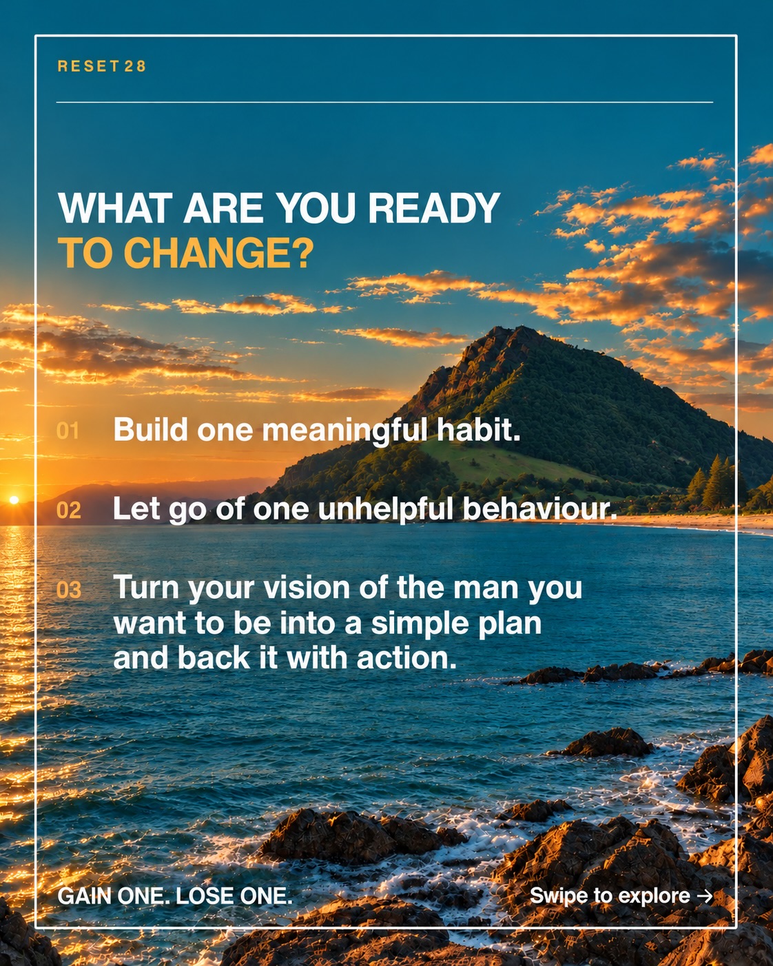 This one’s for the tāne ✨
A vision that’s been brewing since February is now ready to welcome 12 men who want to connect, make meaningful changes and move forward with purpose.
Swipe to explore, then visit the website for more details and to register your interest.
Link in bio.
Know someone this could resonate with? Share it with them 🤍
#menswellbeing #healthyhabits #mindsetmatters #reset28 #bayofplenty