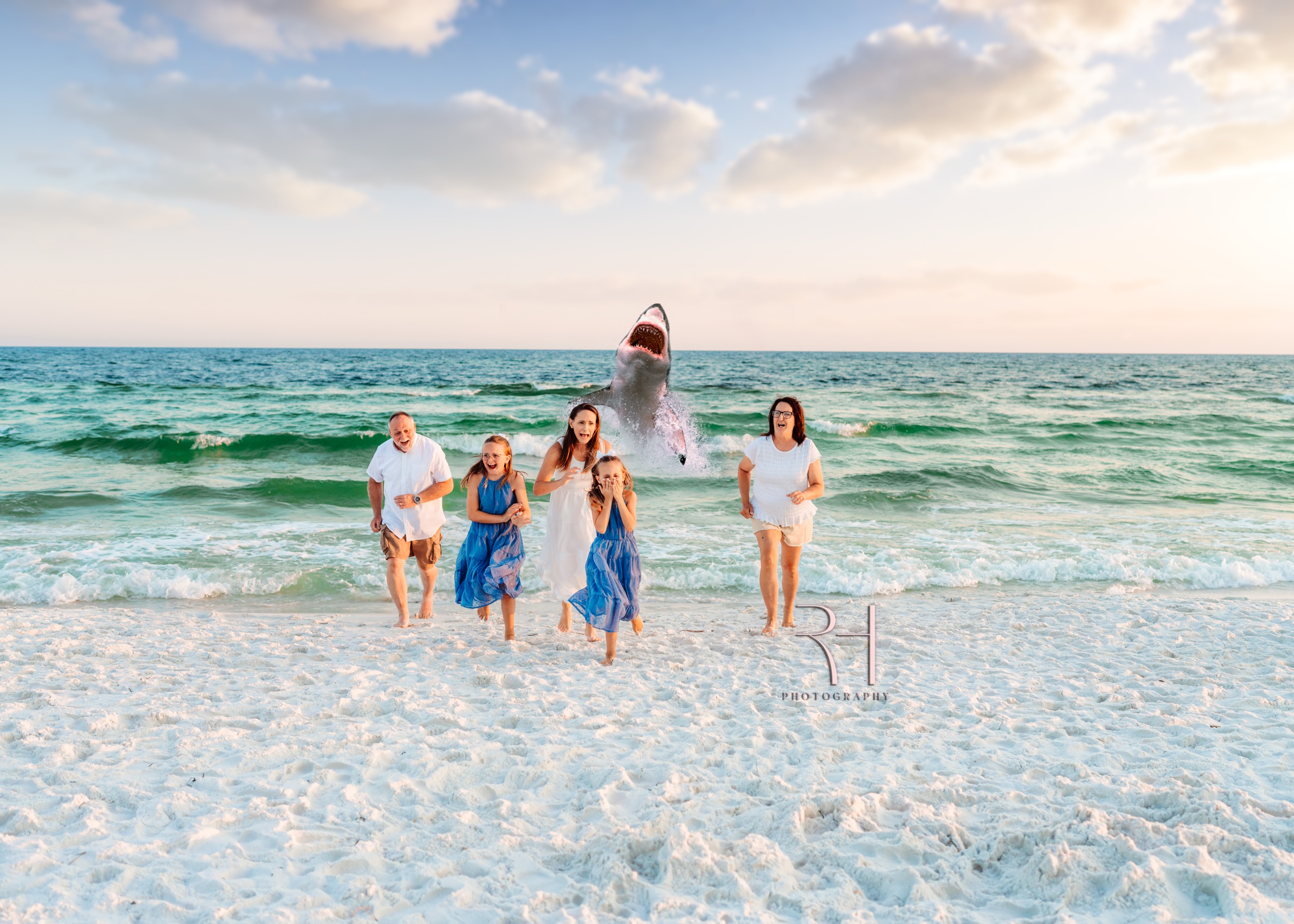 There are family sessions…and then there are family sessions where everyone ends up sprinting away from an imaginary shark. 😂
This Grayton Beach evening gave us clear skies, emerald water, three generations together, coordinated blue and white, and just enough breeze to keep every dress in motion.
We made the sweet photos.
We made the classic everybody-together photos.
And then we made the kind of image nobody is going to forget anytime soon.
Photographer: “Okay, now everybody run toward me and look terrified.”
Family: “Why?”
Photographer: “Shark.” 😂
That combination is pretty much my favorite.
Beautiful photographs are wonderful.
Beautiful photographs that actually feel like your family? Even better.
Fun, creative photographs? Priceless!
#picoftheday #shark #30aphotographer
📍 Grayton Beach | Santa Rosa Beach, Florida