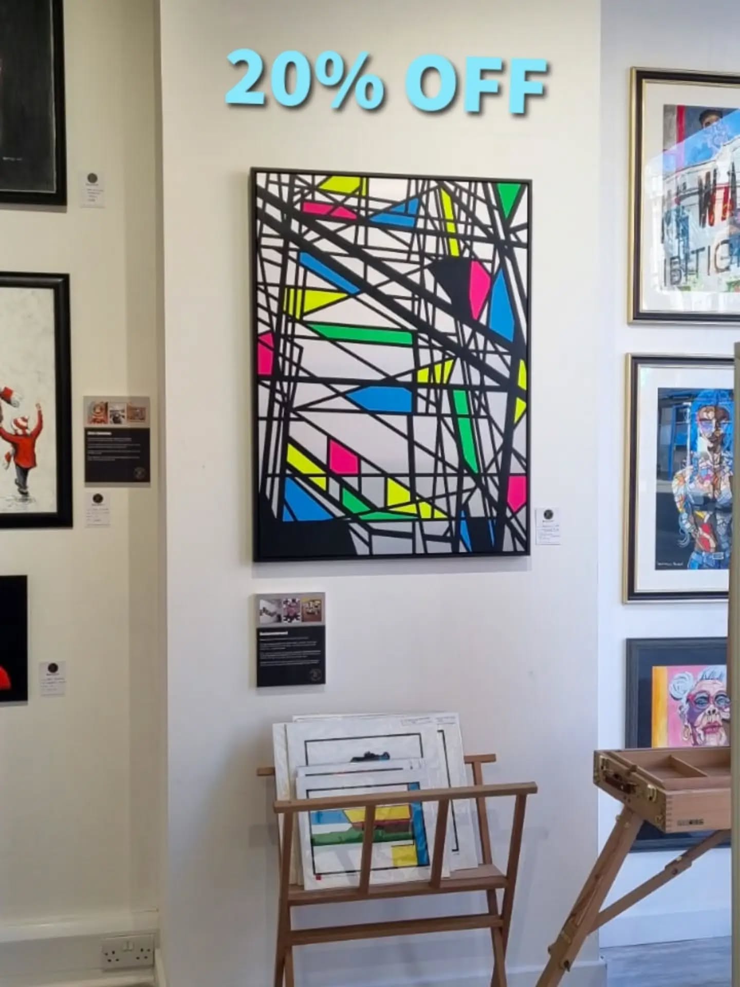 It's the last 4 weeks of the current exhibition at @twentyfournortheast gallery.
I am offering 20% off my latest artwork - I Don't Want To Wait To Do This
Was £1,775
Now £1,420
Spray paint on aluminium. Framed.
Interested? Send me a DM or pop into 24NE Gallery on Fawcett Street, Sunderland City Centre for more information.
Price reduction to save on transport back to London.