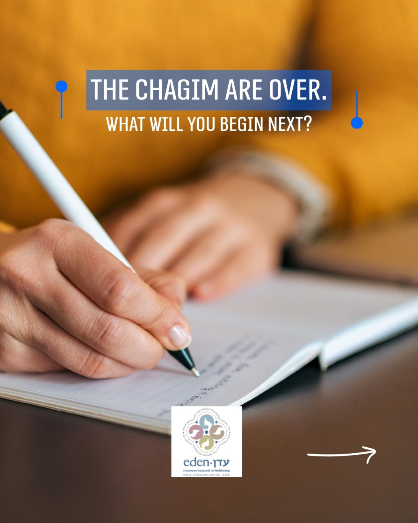 The chagim are over. What will you begin next?
If the new year has inspired you to learn, grow, or make a meaningful contribution to your community, one of The Eden Center’s professional training programs could be your next step.
Two upcoming courses for English speakers:
• Hatan Teacher Training
Begins October 18 · 18 sessions · Zoom
• Mikveh Attendant/Balanit Training
Begins November 2 · 12 weeks · Zoom
Certification approved by Israel’s Ministry of Religious Affairs
Both programs combine knowledge, practical tools, and sensitivity,preparing participants to support women and couples during important moments in their lives.
Swipe to discover where your skills could make a difference. Apply through the link in our bio, or send this post to someone who may be ready for a meaningful new beginning.