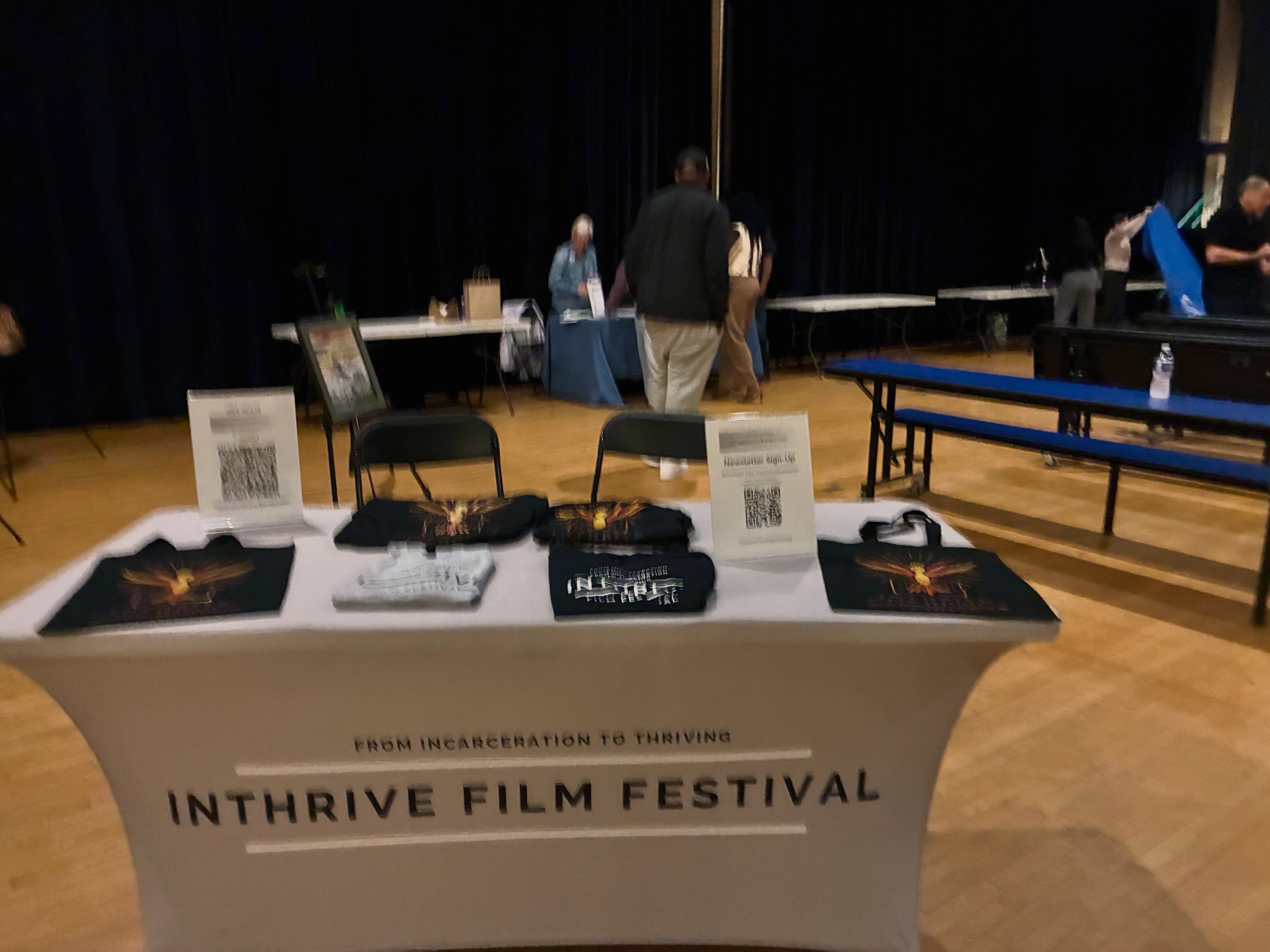 Had a great time tabling at the @inthrivefilmfestival in Richmond last night. Definitely a powerful event! Super glad I got to attend🖤🎥🎬