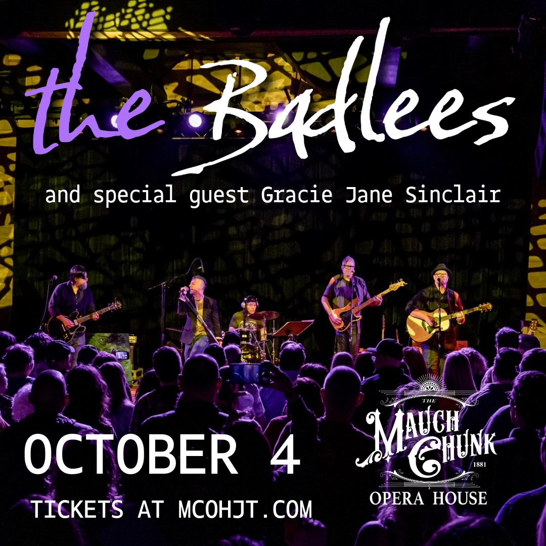 There's still some tickets left for the Badlees + special guest Gracie Jane Sinclair and her Band tonight!
Doors at 6, show starts at 6:30