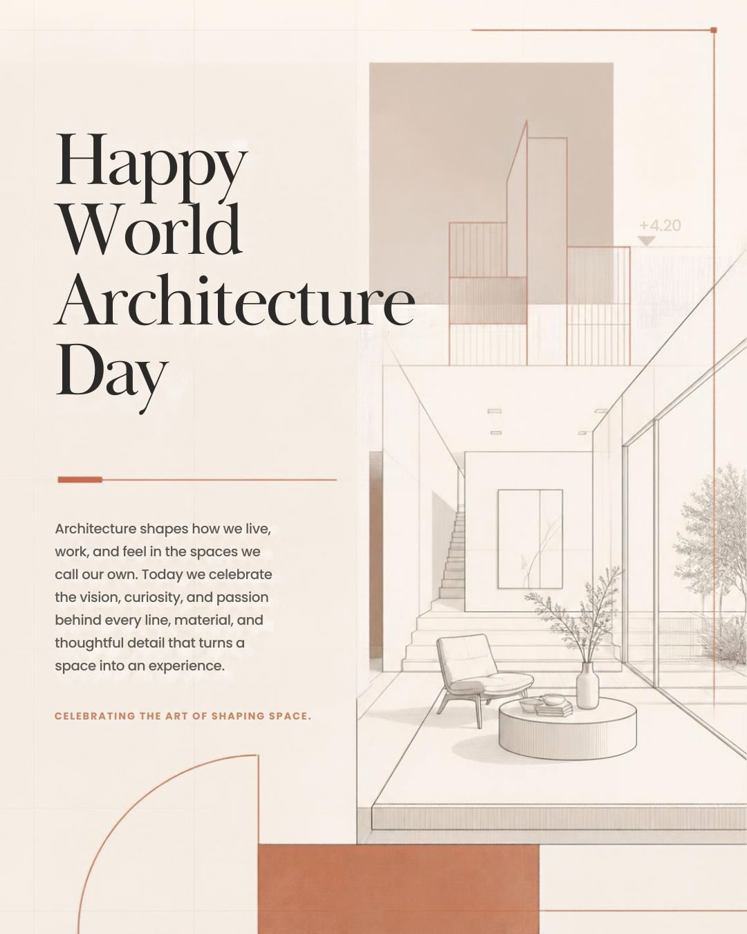 Happy World Architecture Day! Today we celebrate the spaces that shape how we live, work, and feel every single day. Architecture isnāt just about structure, itās about creating environments that inspire, comfort, and connect us.
Grateful to do what I love every day, turning ideas into spaces people truly live in.
#WorldArchitectureDay #InteriorDesign #ArchitecturalDesign #MLDesignInteriors #DesignStudio DenverDesign