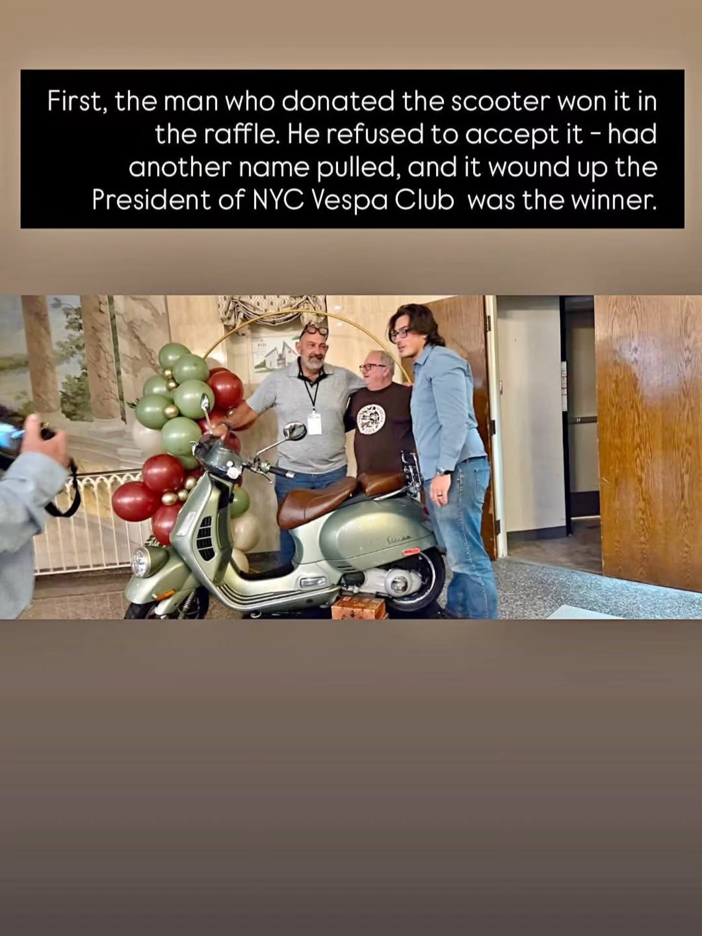 This is what this club is all about! The Vespa World and our members are all here for the love of Vespa! The friendships, community, and laughs are extra special. Thanks to everyone who came to DC!!