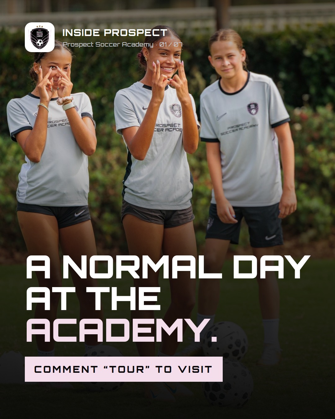 A normal day at the academy.
8:00 — morning meeting.
8:20 — real academics, with low student-to-educator ratios.
Late morning — daily training, coached by former pros.
12:00 — a chef-prepared lunch.
1:00 — labs: coding, robotics and AI, public speaking, financial literacy, entrepreneurship.
3:00 — home. And for most of our players, club practice that evening.
Grades 4–8, Lake Forest. We're not replacing club soccer. We're adding the development time that's hard to fit into a few evenings a week.
Curious what it looks like in person? Comment TOUR and we'll message you everything you need to book a tour.
#lakeforestca #orangecountysoccer #youthsoccer #soccerparents