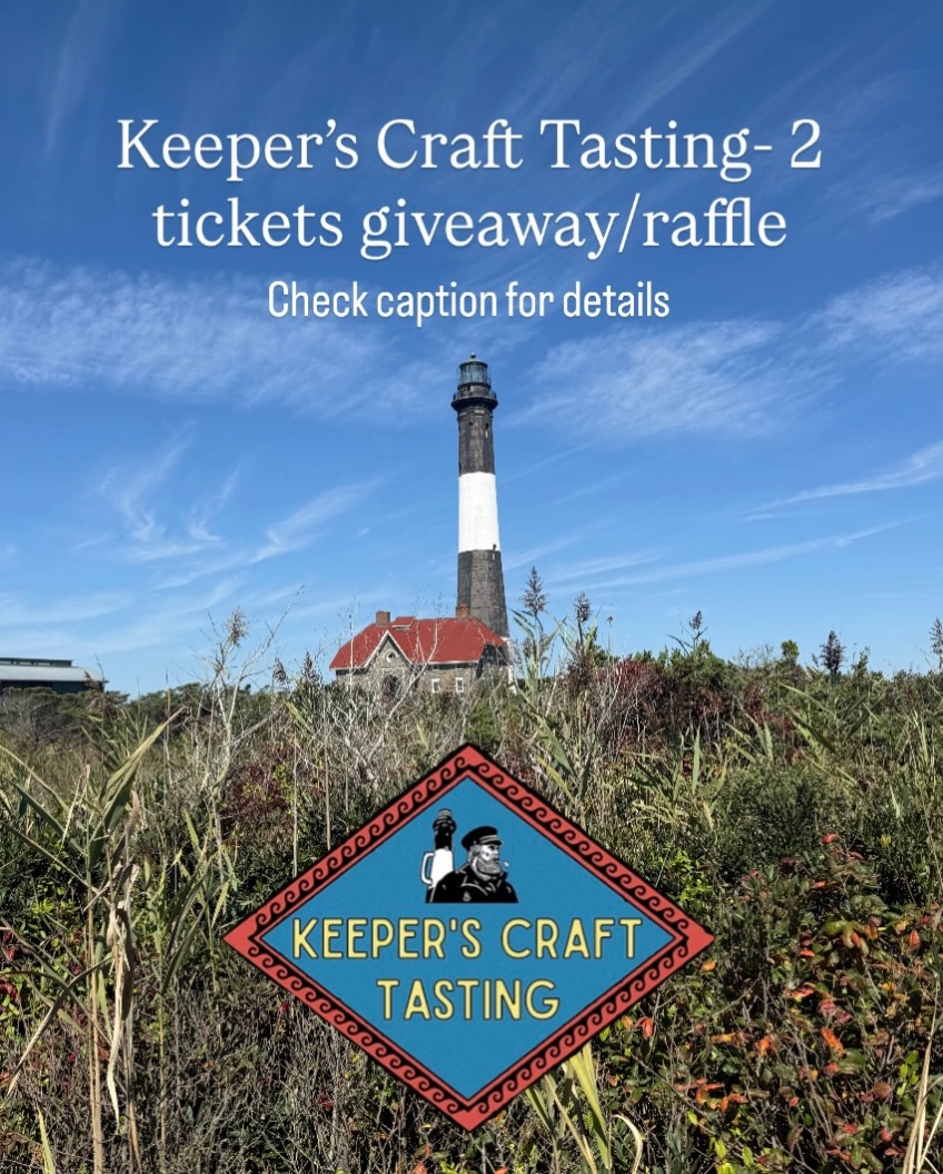 🎉 GIVEAWAY: WIN 2 TICKETS! 🍻🍷
Want to check out Keeper’s Craft Tasting at the Fire Island Lighthouse? We’re giving away 2 tickets to this awesome fundraiser!
October 10: 3-6 PM
📍 Fire Island Lighthouse
Enjoy craft beer & wine tastings, live music, tacos, oysters, games & more…. all while supporting the Fire Island Lighthouse Preservation Society!
HOW TO ENTER:
✨ TAG who you’d bring with you
📲 ADD this post to your story for a better chance to win!
Good luck!- last day to enter is Thursday🍻