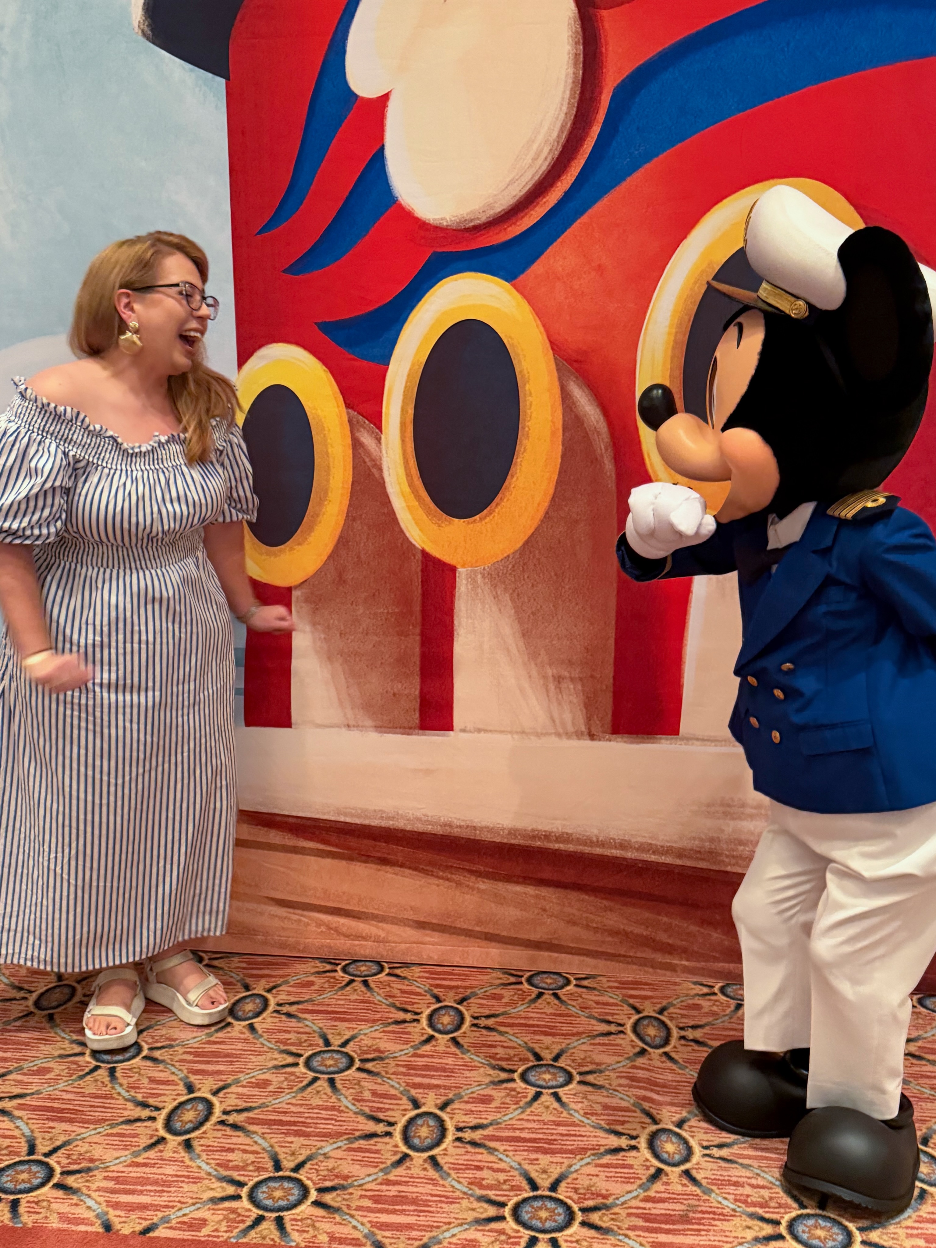 Seeing Mickey in has dapper Captain outfit makes my heart so glad! #captainmickey #disneycruiseline
Disney Wish adventure to learn more about the new Believe ship is underway! @themagicalmillennial_ was nice enough to invite me to tag along as her “plus one.” Girls trip!! #disneybelievereveal
First night: Churros for dessert! And they were very good! 🥰
Night Night Sleep Tight, Dream of Churros Tonight!
This is what I think I look like when I excitedly tell people about my two favorite birds (orange bird and chuuby of course). Though the penguins from it’s a small world are also some of my favorites.
Ooooo we are doing the thing!
All the friends are posting about “clues” that they are having to solve to find out information about the new ship! Came home to a tower buddy of Pascal. And he was to funny looking not to take a picture of 😅
Mickey hugs to start the morning!
I got way to excited seeing my favorites this afternoon!! 🥰
“Why it’s like a dream. A wonderful dream come true!” - Cinderella