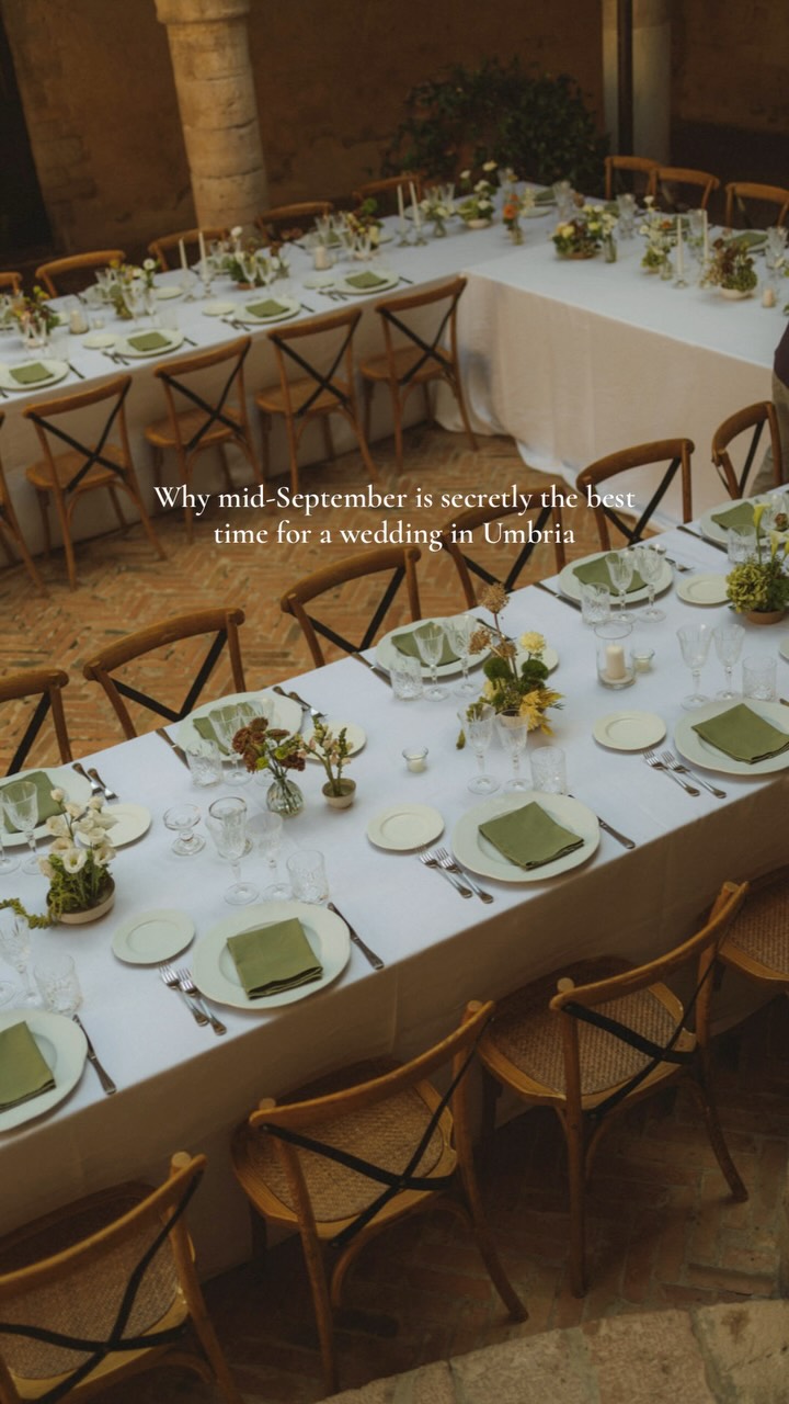 Autumn tones and deep natural beauty for Gabriela & Hai. 🍂✨
Set deep in the heart of the Umbrian countryside, their wedding reception unfolded within the ancient courtyard of Abbazia San Pietro in Valle. Wrapped in autumn hues, golden light, and timeless stone, it was a celebration defined by raw elegance and pure serenity.
Venue: @abbaziasanpietroinvalle
Music: @michele_santorsola_
Caterer: @alloro_sanpietroinvalle
Flowers: @amaranto.flowerdesign
Photo: @tandem.weddings
destination wedding italy | intimate wedding italy | wedding italy | bespoke wedding italy | wedding planner italy | matrimonio intimo | events in italy | wedding in Italy | wedding inspiration
