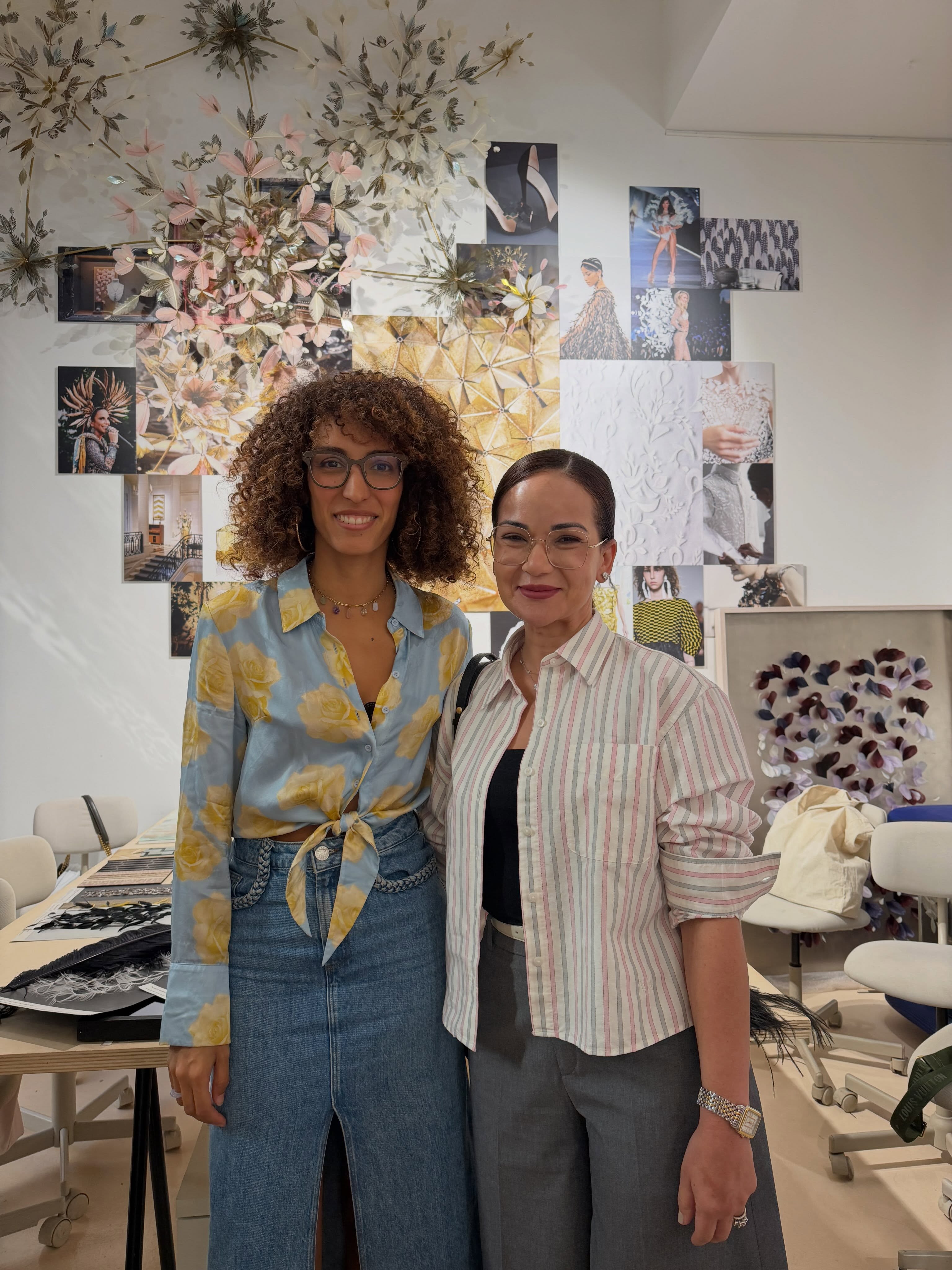 A throwback to a beautiful day at Janaïna Milheiro’s atelier in Paris 🇫🇷🤌🏻