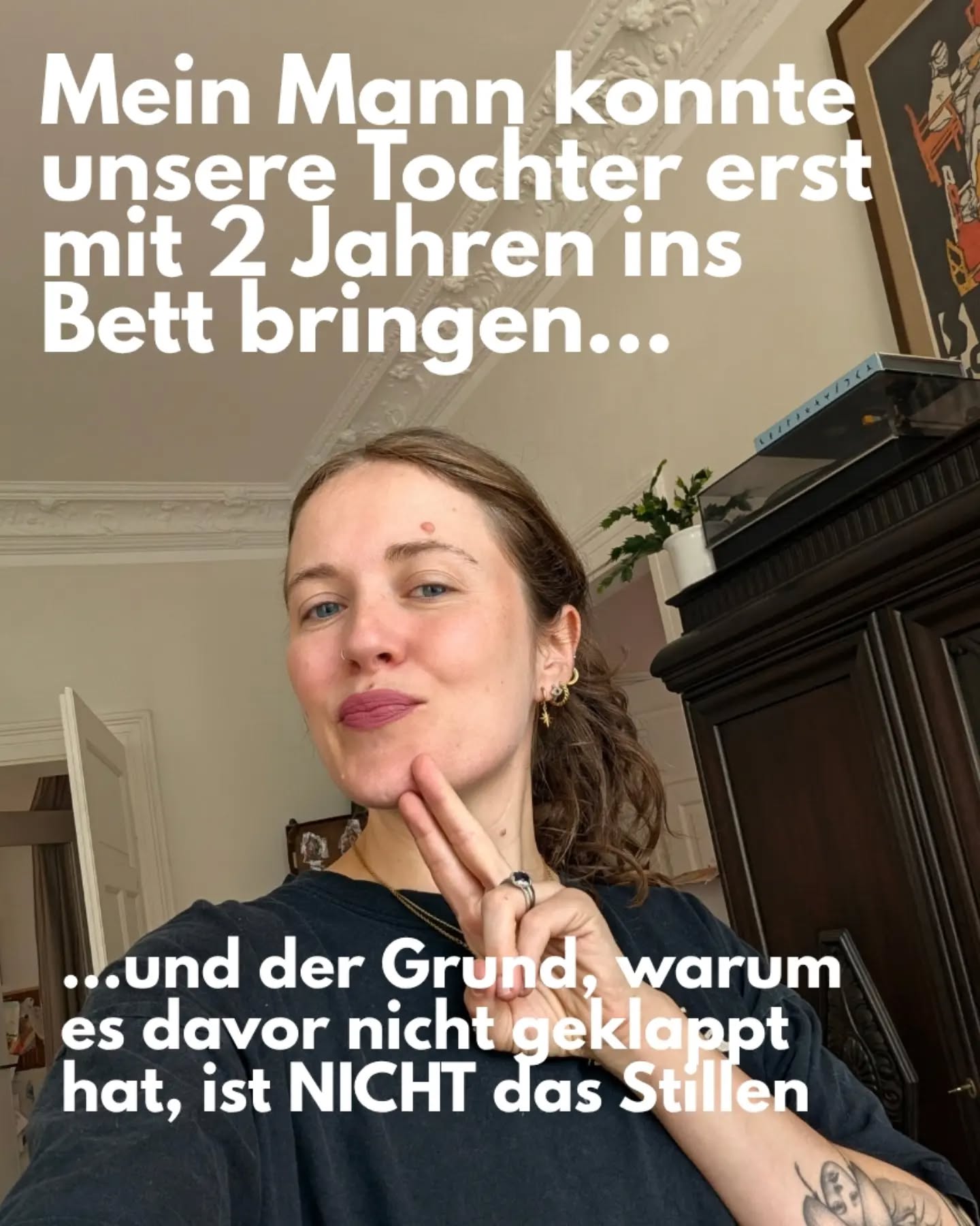 Slide 7 und 8 sind mir am wichtigsten - weil es gerade dazu sooooo viel Bullsh*t auf Social Media gibt und Mamas* ganz oft Druck gemacht wird