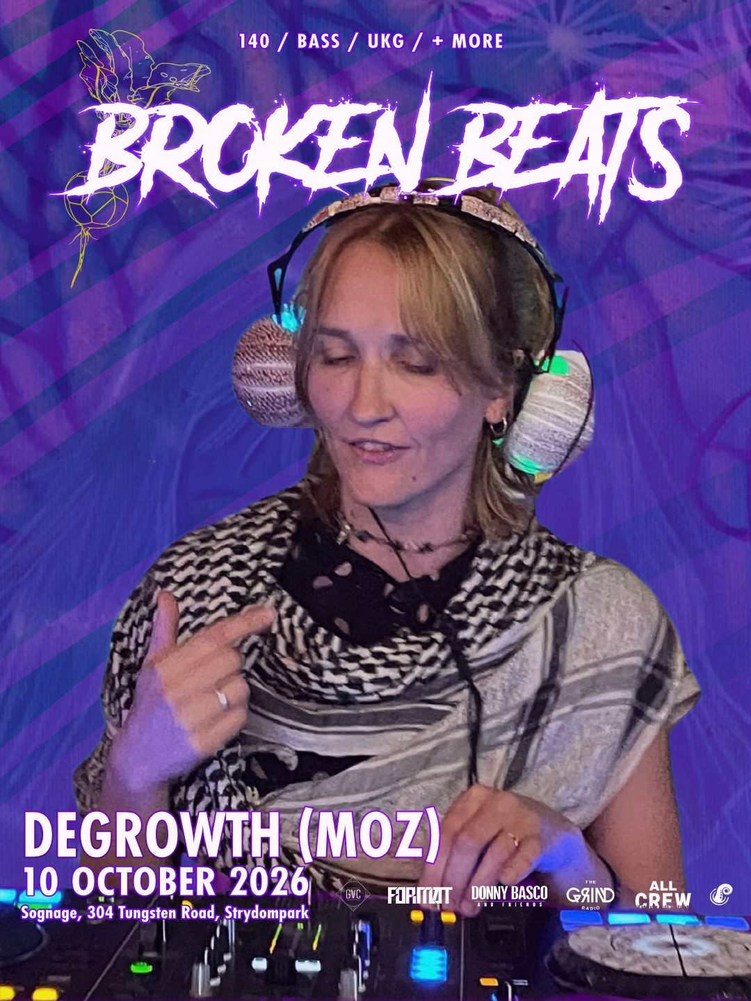 @brokenbeatsza this Saturday! Room 2 with our wobbly bass specialists!
Weβre super excited to see this lineup in action, and we reckon you should be too!
Absolutely locked in currently! Tickets available now!
Link in bio πππ