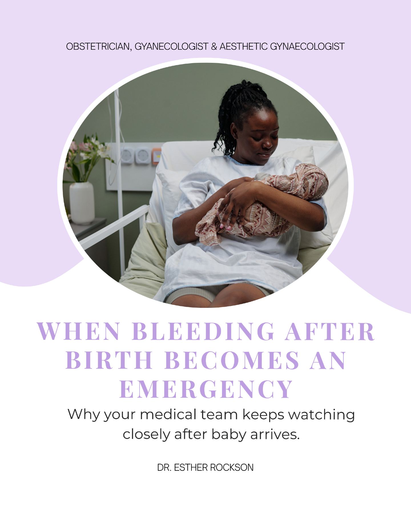 Baby has arrived - but your care does not stop there.
One of the things your medical team watches closely after delivery is bleeding. Postpartum haemorrhage is excessive bleeding after childbirth, and when it happens, recognising it quickly matters.
🩸 We monitor how much you are bleeding.
🩺 We check your pulse, blood pressure and how you are feeling.
🤰🏾 We assess how well your uterus is contracting.
⚕️ And if bleeding is heavier than expected, we act quickly.
I don’t share this to make mothers anxious. I share it because women deserve to understand what we are looking for and why.
On World Postpartum Haemorrhage Day, remember: safe motherhood includes the hours after birth too.
📞 011 458 2369 | 011 458 2118
📧 busamed@docroc.co.za
📍 4 Cransley Crescent, Midrand
#drrockson #safemotherhood #postpartumcare #maternalhealth #obstetrics