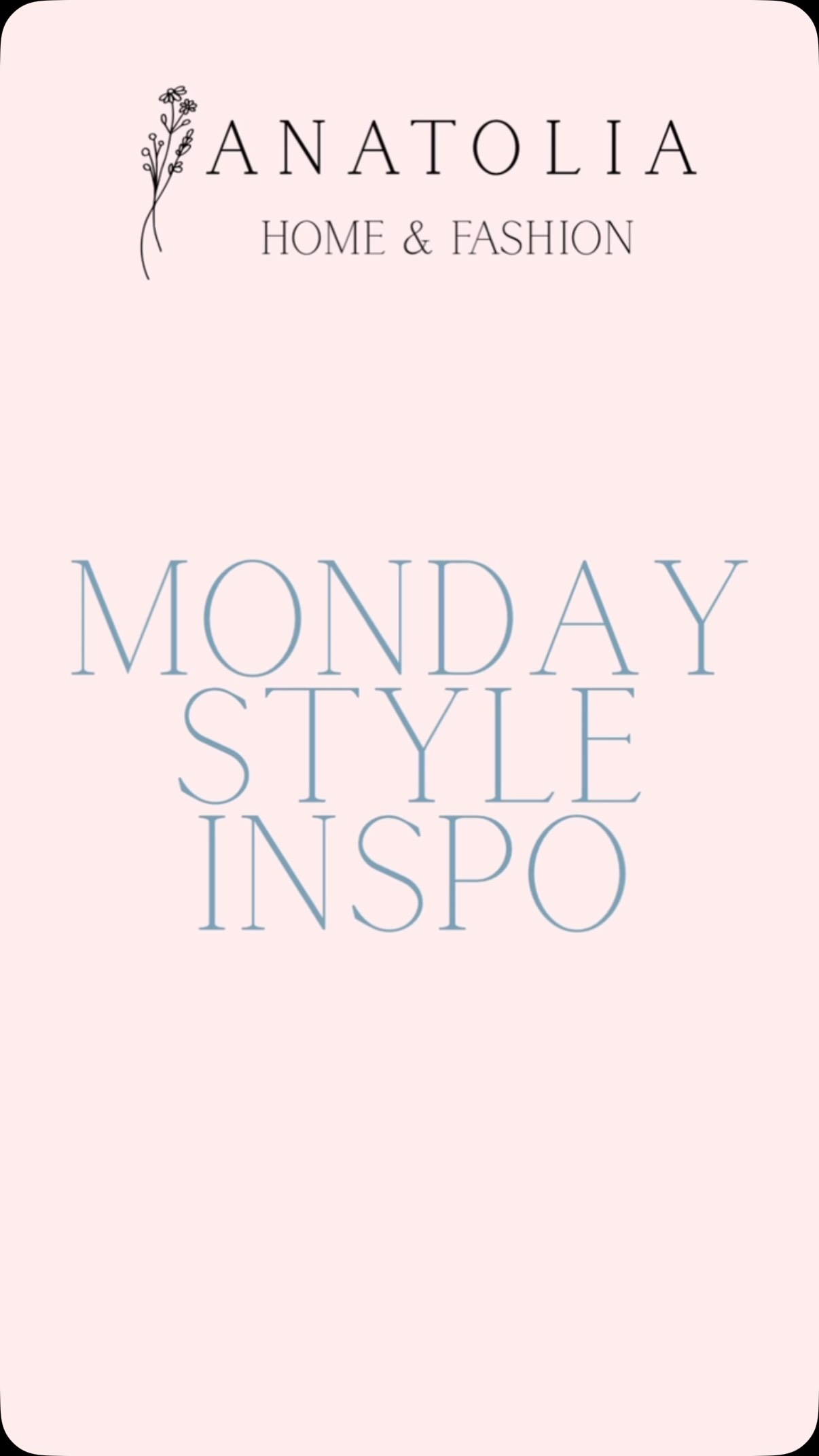 A little Monday style inspiration. Open today 10-5.