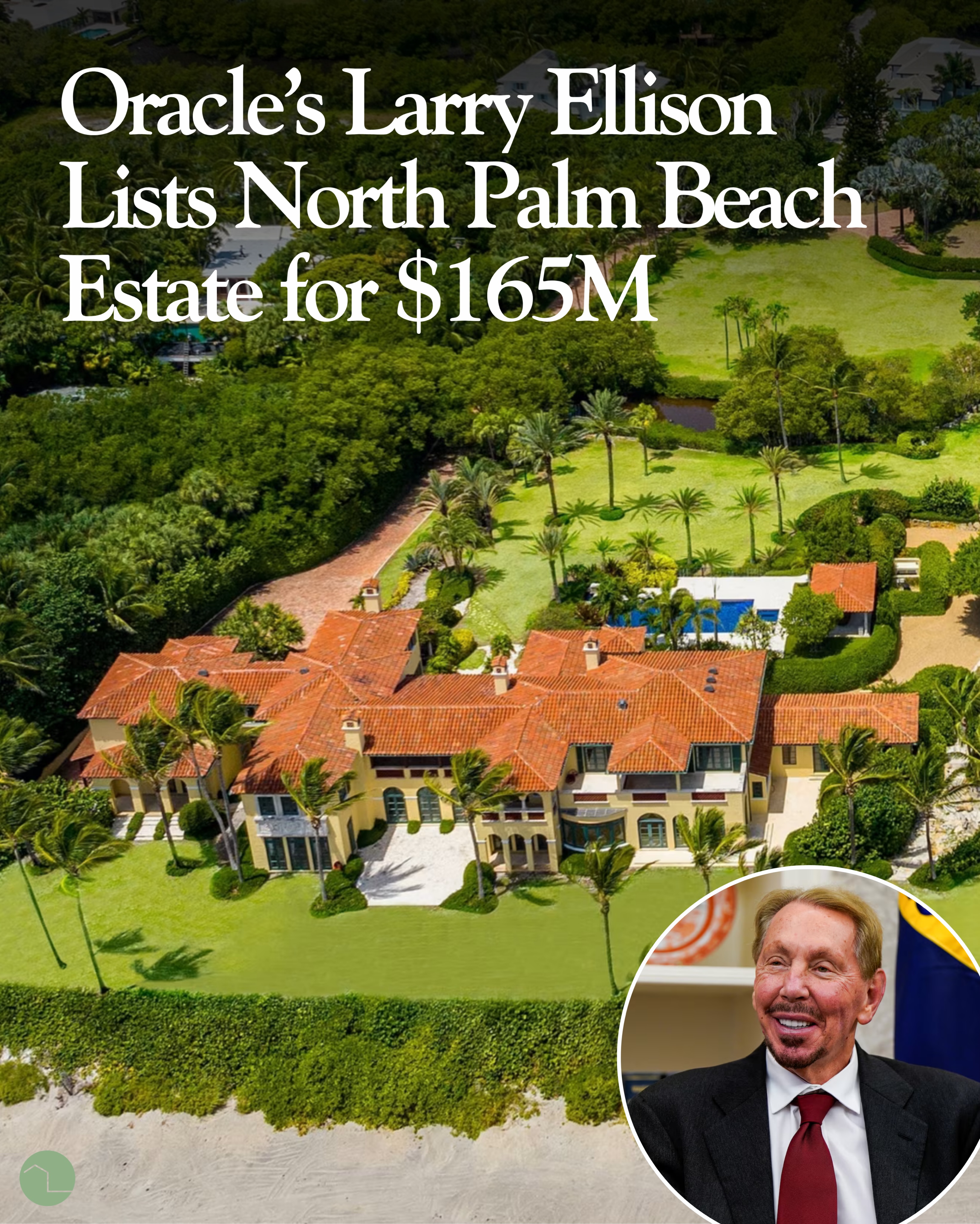 Larry Ellison is relisting his North Palm Beach oceanfront estate for $165M, more than double the $80M he paid in 2021 and 14% above his 2022 asking price. A sale at that price would set a record for the area.
To access full articles and join our readership, subscribe to our free, bi-weekly, and digital newsletter through the link in our bio (restructurednews.com) and follow us on Linkedin (restructured news) and TikTok (@restructurednews).
Photography courtesy of Daniel Petroni