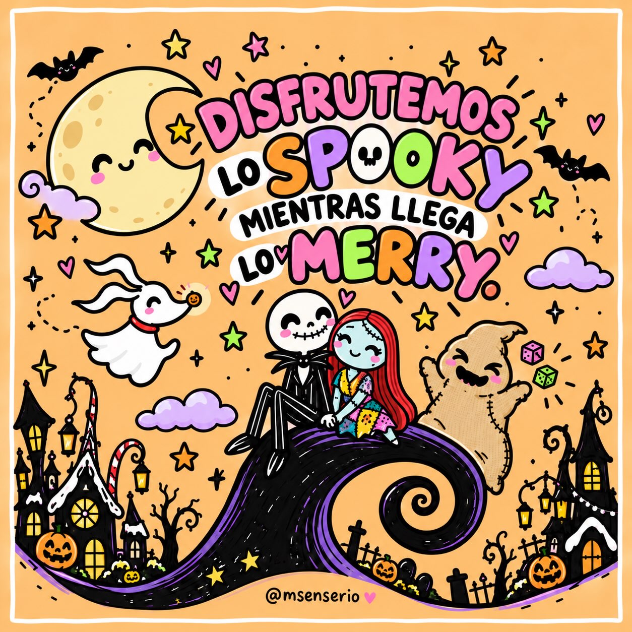 Disfrutemos lo spooky mientras llega lo merry. 🎃🎄🧡 Octubre tiene permiso de ser un poquito de ambos.
Let’s enjoy the spooky while we wait for the merry. 🎃🎄🧡 October gets to be a little bit of both.