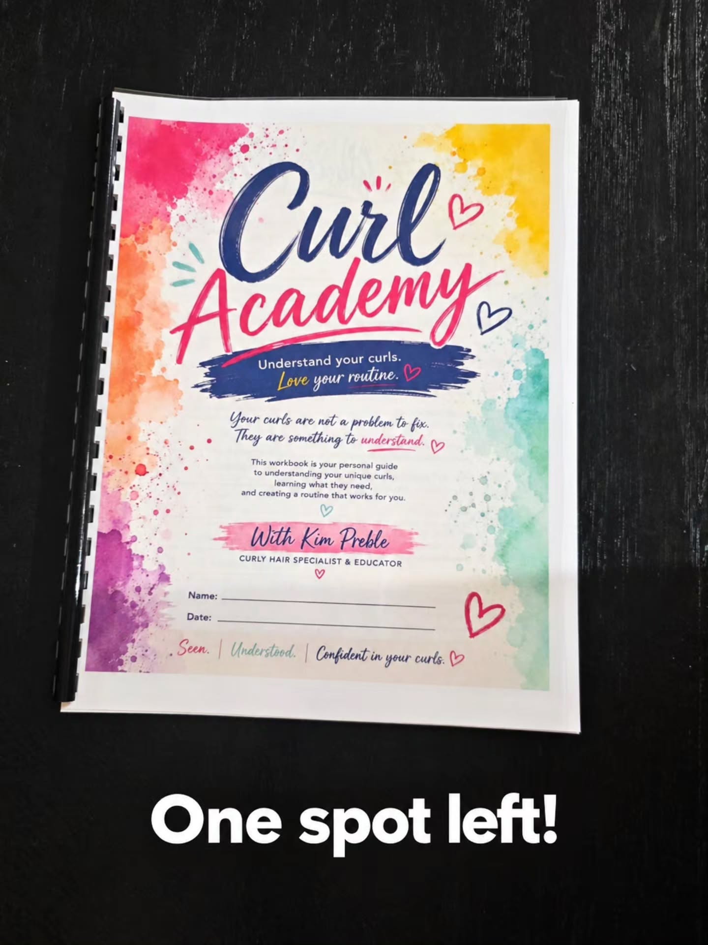 Almost sold out! 💕
One spot left for my Curly Class this Sunday, October 11th at 1:30 PM!
DM me to claim the last spot. I can’t wait to see you! ✨