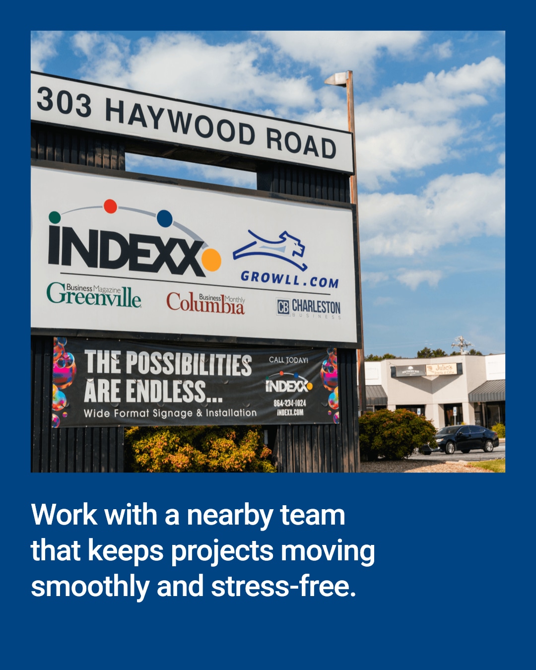 When your timeline is tight, local print support makes a real difference.
You get a team that’s close by, easy to reach, and ready to help keep the project moving without the back-and-forth.
For businesses stretched thin, that kind of support can turn a stressful print job into a smooth one.
https://www.indexx.com/