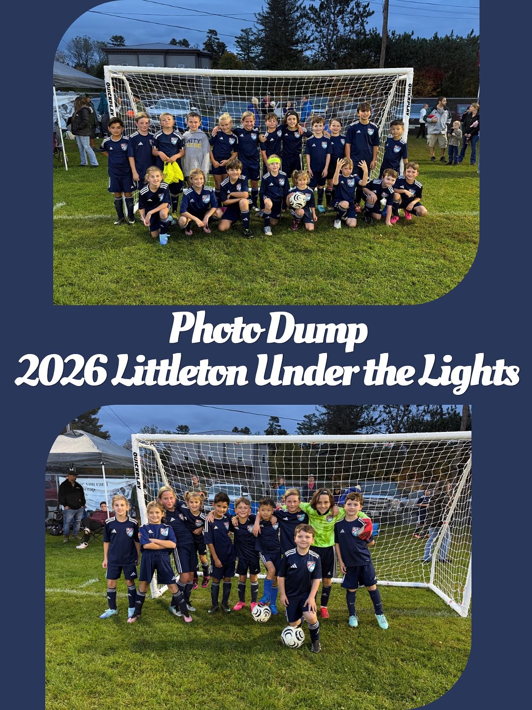 ⚽✨ Under the lights in Littleton!
Our MWVSC players had such a great time at the Littleton Under the Lights Tournament last weekend — lots of soccer, great energy, and plenty of fun under the lights. 🌙⚽
Enjoy a few photos from the weekend! 📸💙❤️
Thanks to our players, coaches, families, and everyone who helped make it such a fun night of soccer.
#MWVSC #UnderTheLights #LittletonNH #YouthSoccer #SoccerNight #WeAreMWV #SoccerCommunity