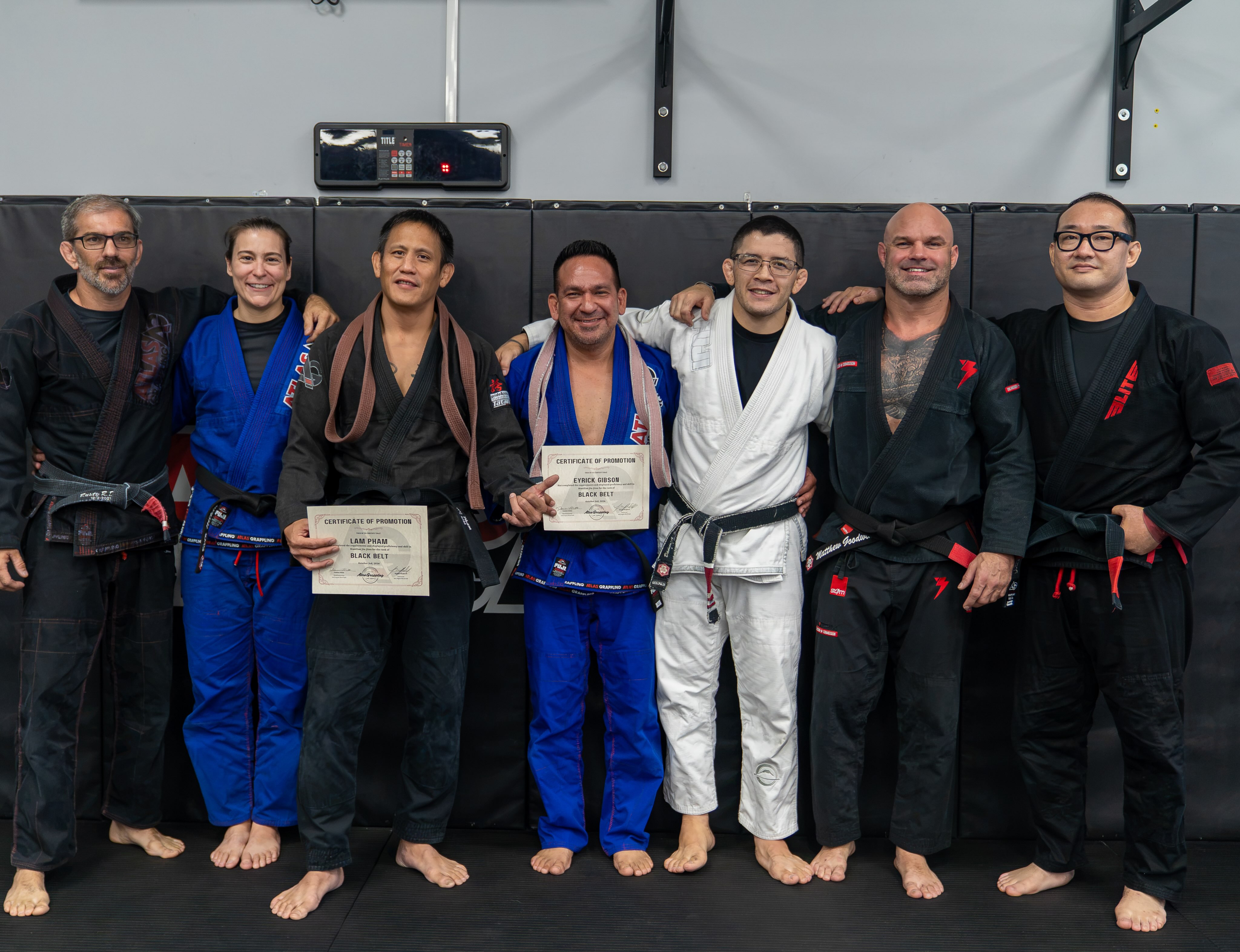 Congratulations to our newest black belts at Atlas Grappling @life_with_ey with_ey and @lamslampham
📸 @commander.matt