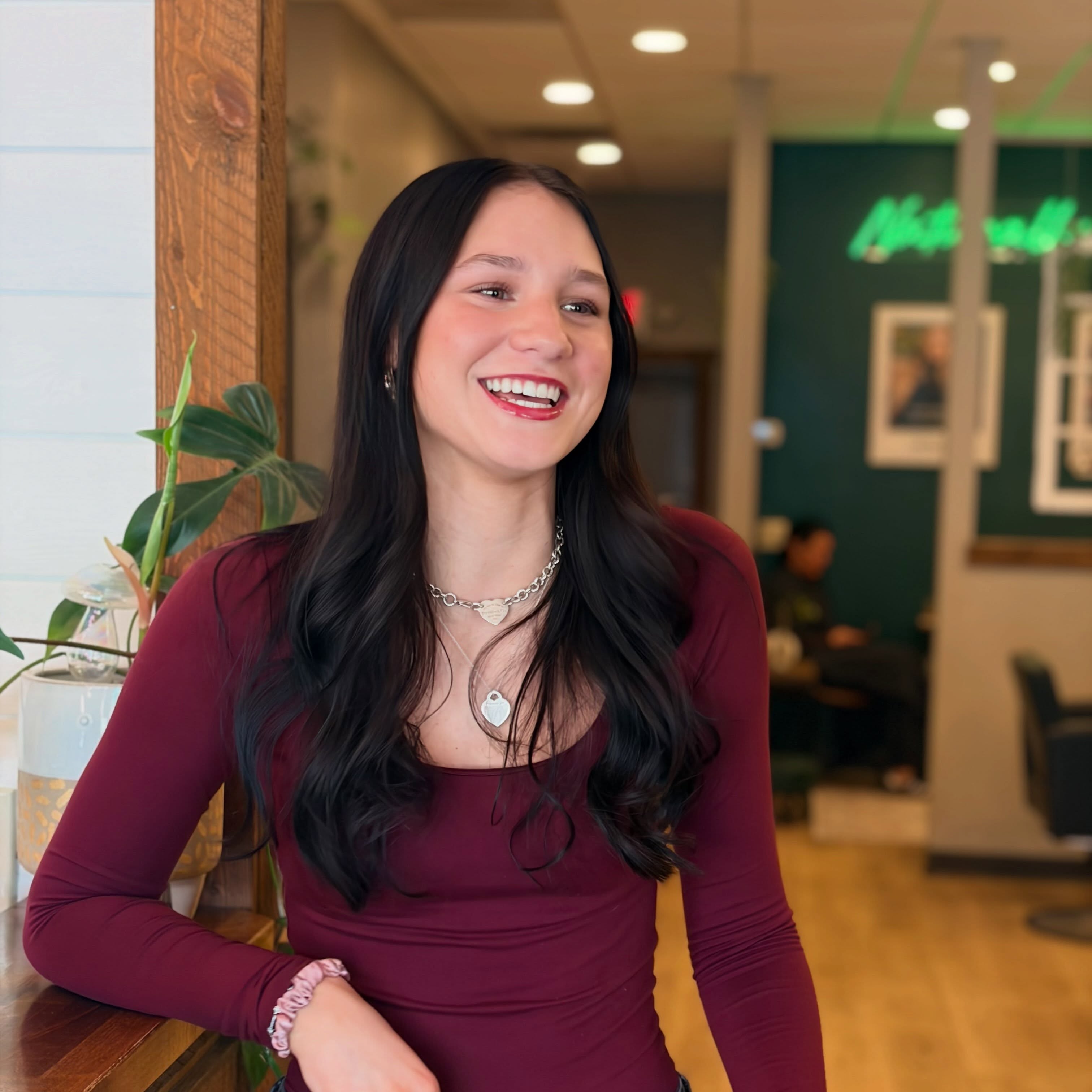 ✨Next up is Maddie! You will catch her in the salon on Tuesdays.
🎓Maddie is a cosmetology student at Paul Mitchell beauty school. You will find her shadowing our stylists getting first hand experience in a salon environment. Always with a big smile, Maddie continues to work hard to grow into a superstar stylist!
👋Next time you see her, give her a big “hello”!