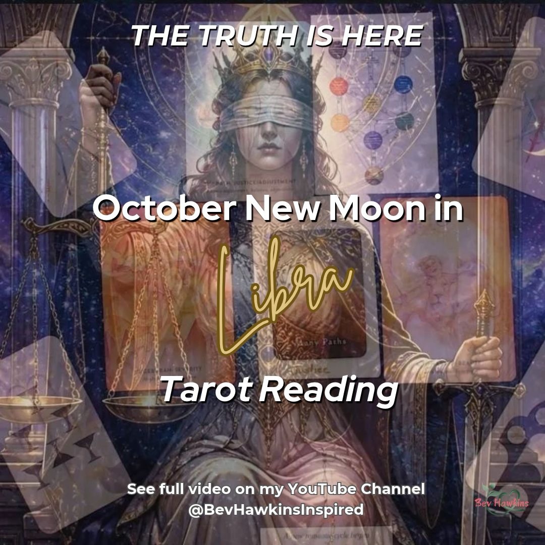 October New Moon in Libra Tarot Reading | Justice, Truth & Balance
Libra’s connection with Justice reminds us that balance isn’t about avoiding difficult truths. Sometimes balance can only return when we are willing to acknowledge what happened, accept our responsibility, establish healthier boundaries and allow ourselves to heal.
When we accept the truth, we regain our ability to choose.
Join me on my YouTube Channel for the Full Reading.
#TreeofLife #Path22 #Justice #Balance #Truth
