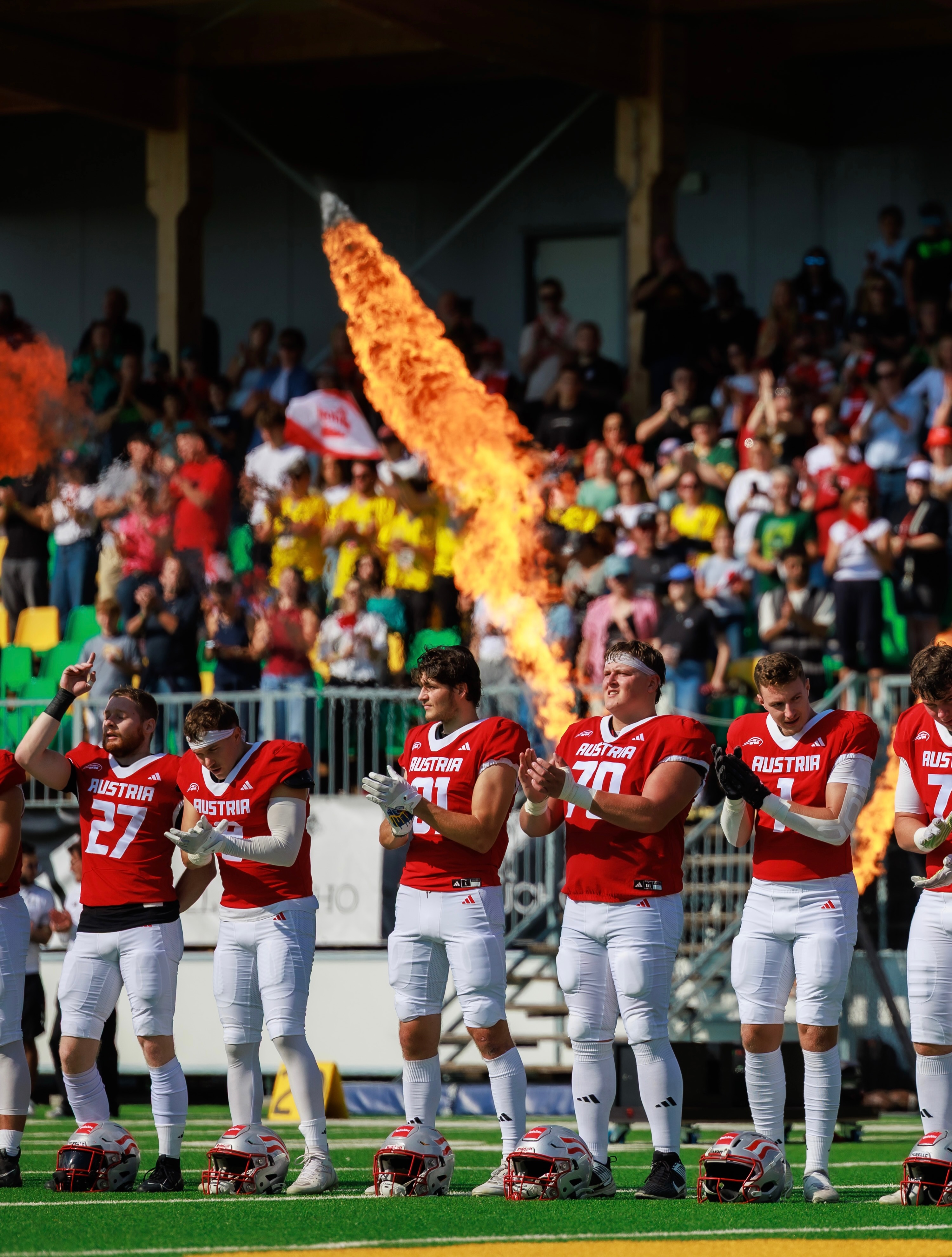Starker Auftakt des Team Austria – 75:0 gegen Belgien 🤯
Vielen Dank an 1.400 Fans! Der Ducks Pond hat gebebt und die Stimmung war am Höhepunkt. 🔥
📸 @stefan_pdyl
#teamaustria #flywithus
