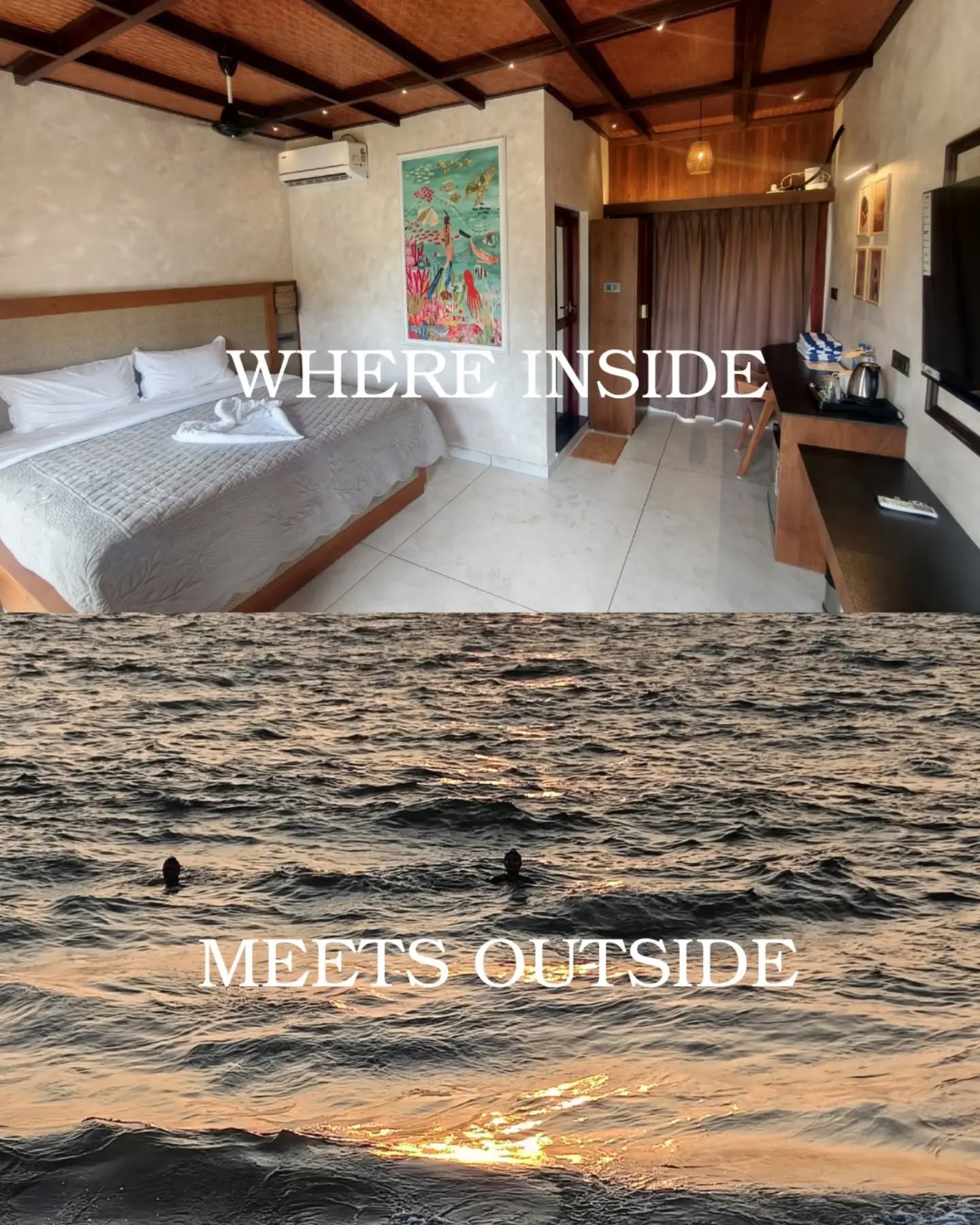 Wake up to calm, step right into the tides. πβ¨
At 36 Palms Sun and Sand, the line between cozy sanctuary and the open sea simply fades away. Your coastal escape is waiting.
π 36 Palms Sun and Sand, Kerala
π© DM us or call us at 9990775666 for booking.
#keralatourism #sunsetsofinstagram #fyp #instagramfeed #calmness