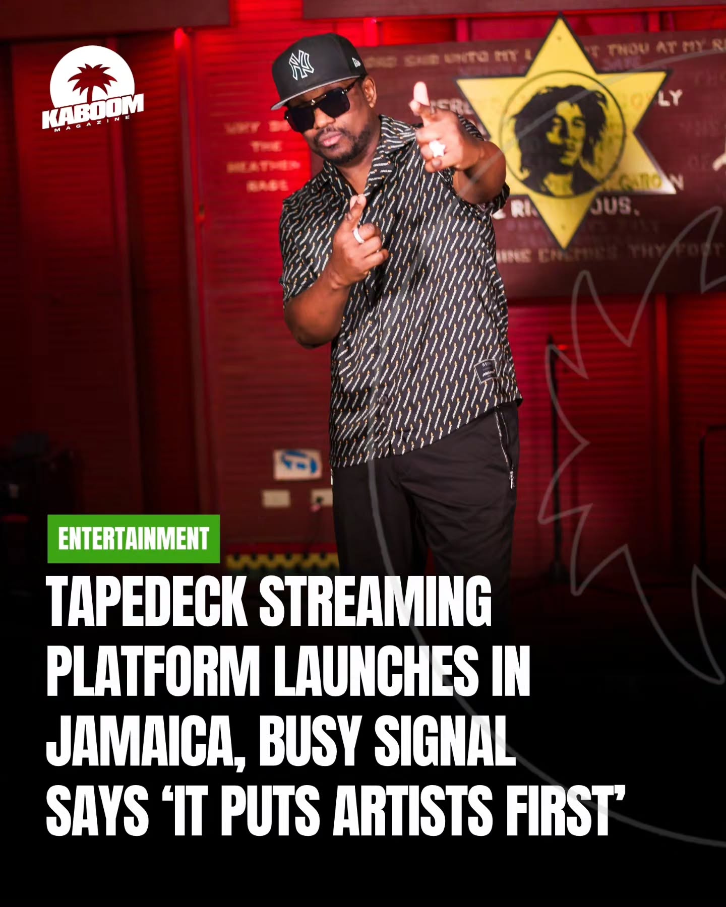 Dancehall heavyweight #BusySignal is backing new pay-as-you-go streaming platform Tapedeck, which officially launched in Jamaica on October 1 at Tuff Gong International Studios.
The platform offers an alternative to traditional subscription-based streaming, with rights holders receiving 80 per cent of the revenue generated from their music.
“For years, many of us have been exploited. Tapedeck is one of the best things to happen to the music industry because it puts proper compensation for artists at the centre,” said Busy Signal, who serves as Tapedeck’s Global Brand Ambassador.
Busy Signal headlined the launch with a preview of tracks from his newly released EP, which will remain exclusive to Tapedeck for three months before reaching other platforms. Reggae veteran Queen Ifrica also performed material from her new album, Breathe of Life.
Tapedeck founder Tim Quirk said the platform aims to give artists more power to earn from their work while connecting with listeners in a new way.
The Tapedeck app is now available on the Apple App Store and Google Play Store, with no subscription required.
More on Kaboommag.com 🗞
#Kaboom #KaboomMag