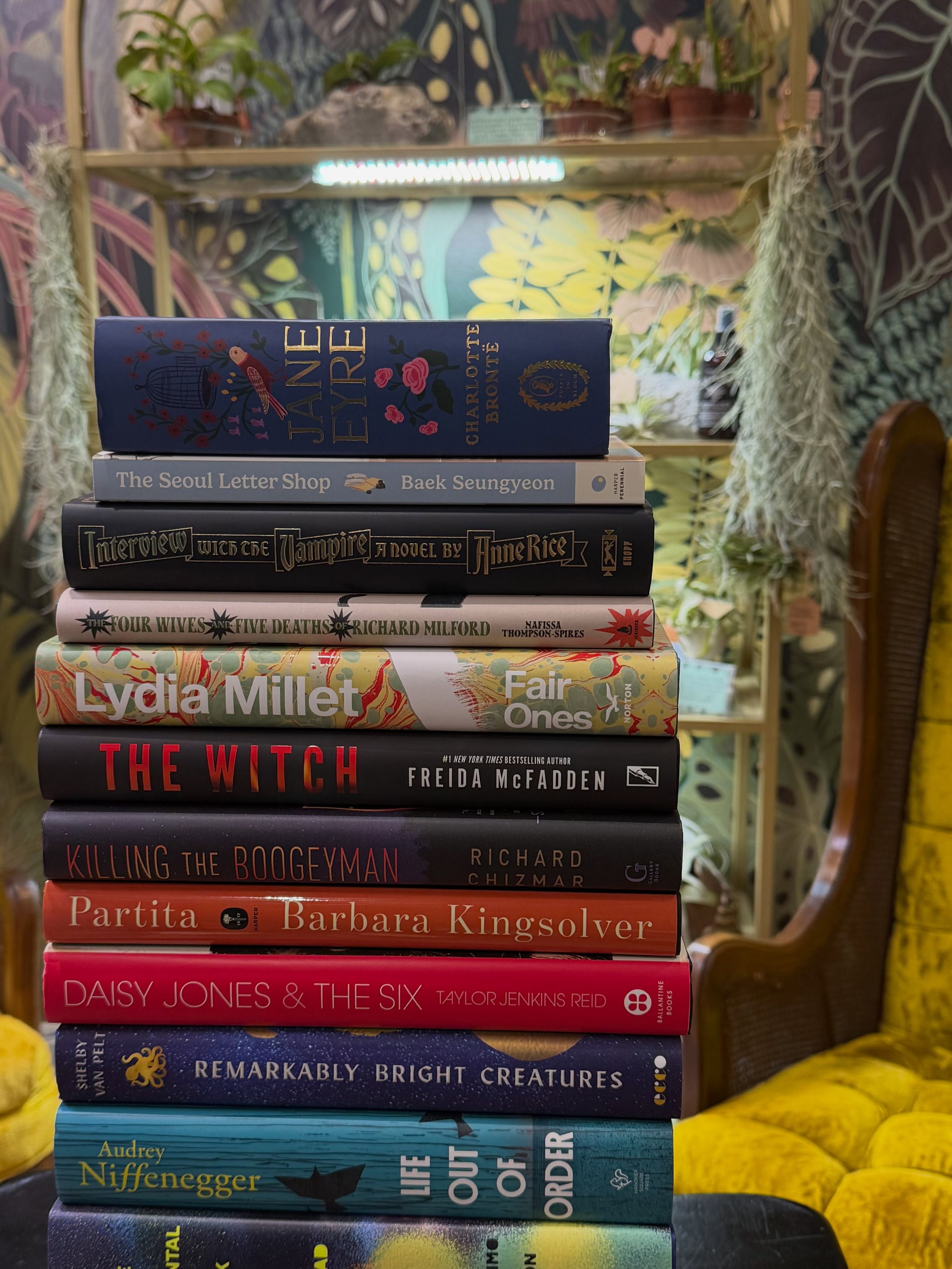 We have a huge release day with new fiction, sci-fi/fantasy/romantasy, romance, horror, and nonfiction (with lots of planty titles), alongside reads for young adults to the littlest readers.