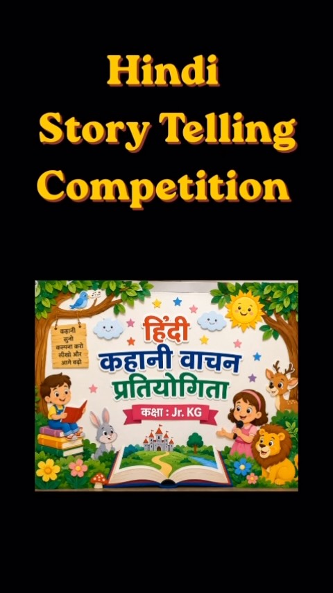 Jr.Kg Hindi Story telling competition