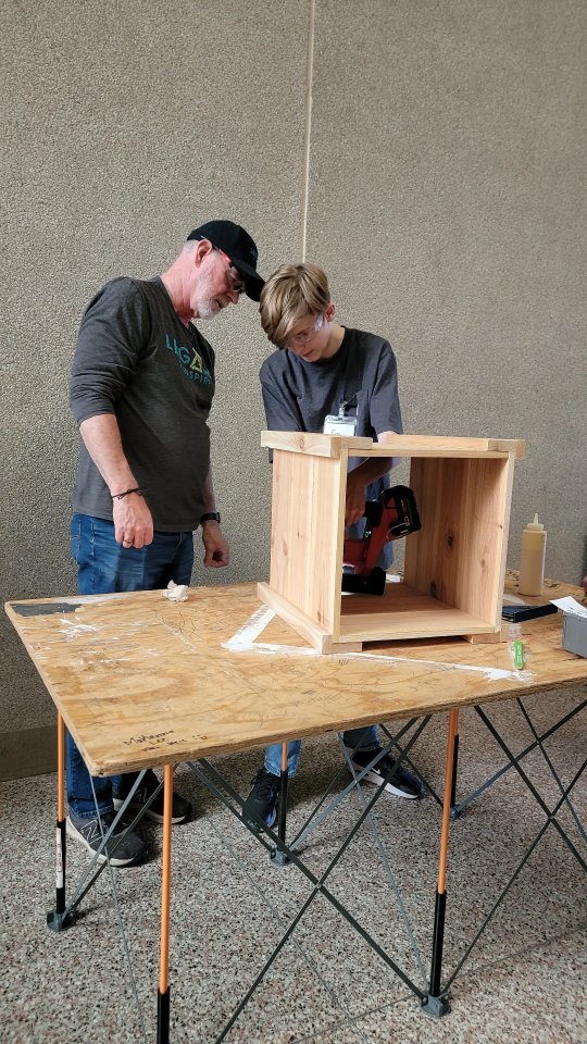 Week two building planter boxes with the Phoenix Learning Center and Reach crew in Buffalo 💪
