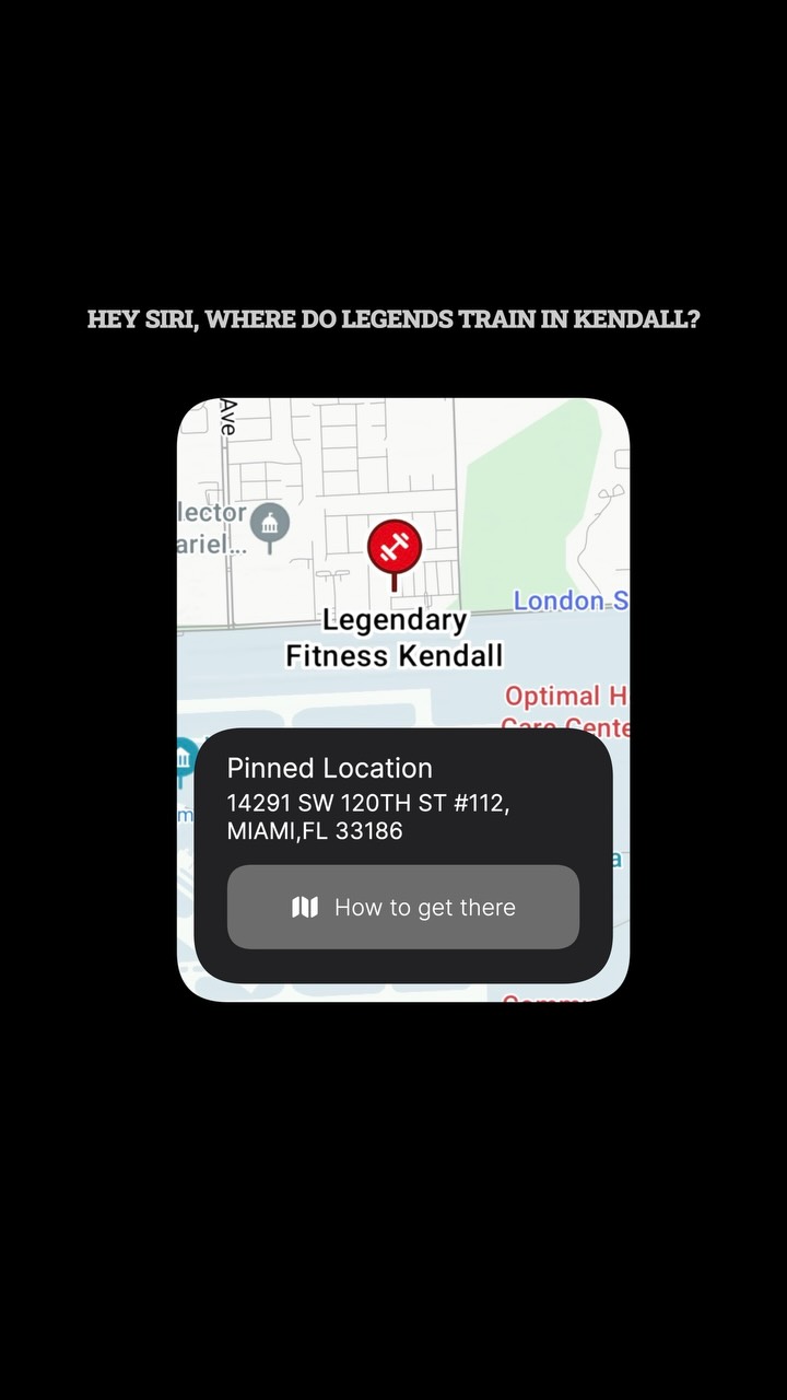 Where legends train in Kendall on a Friday.
Finish the week strong with our group training classes or push your limits in Legendary Boxing before the weekend hits.
📲 DM GET STARTED for our current gym promo.
#KendallGym #LegendaryFitnessKendall #MiamiGym #GroupTraining #miamiboxing