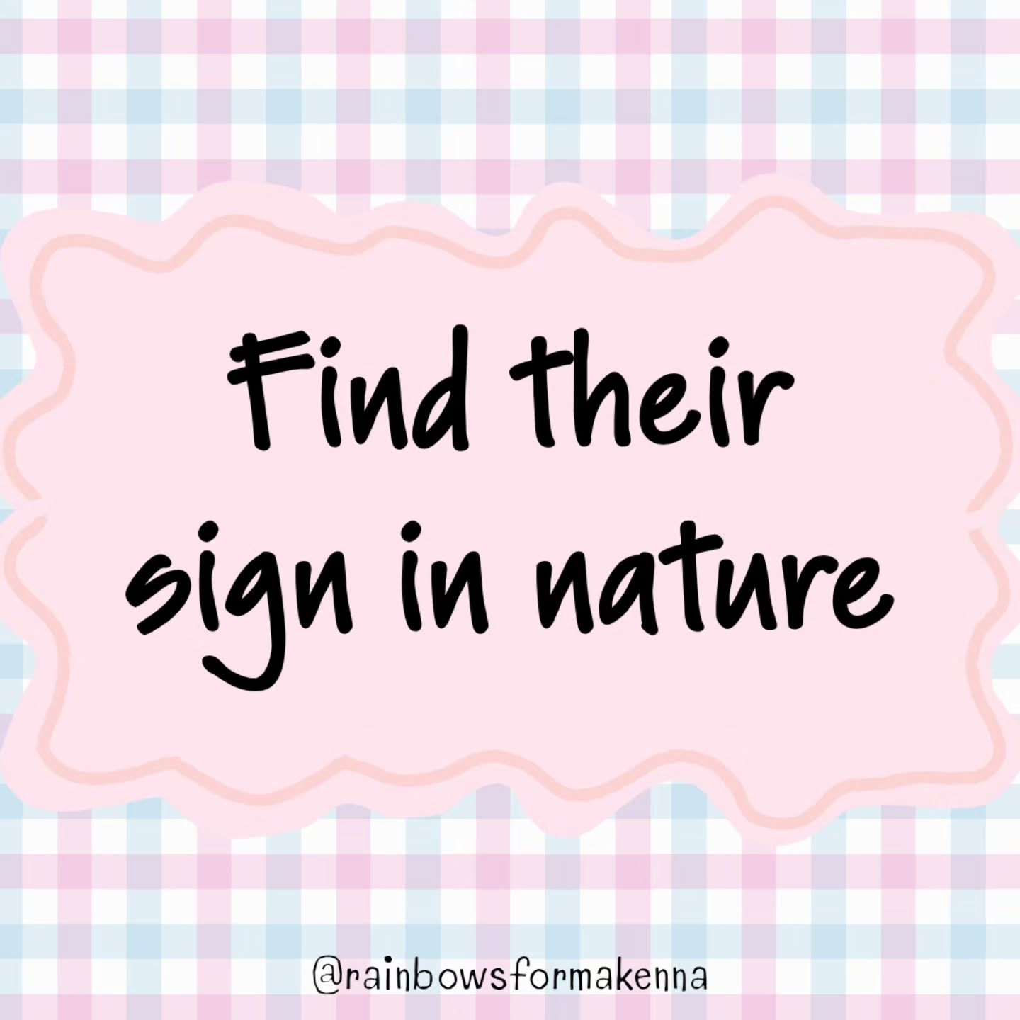 Day 7: Find their sign in nature
Getting outside is one of the ways I feel connected to Makenna. It also gives me an easy, natural way to talk with my living children about their big sister. When we see a rainbow, we say, "Hi, Makenna." It is simple, but it helps them build a connection with her.
Take your child outside and look for something that reminds your family of their sibling: a rainbow, butterfly, feather, flower, bird, interesting cloud or anything else that feels connected. If your baby gives their sibling a special hello, share it and tag @rainbowsformakenna.