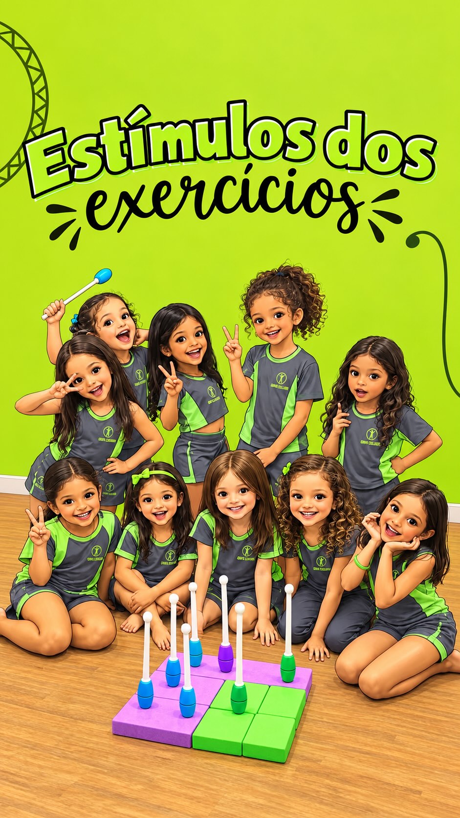 Muito mais do que um exercício simples, uma música divertida e uma brincadeira no meio da aula. Tudo por aqui vira uma nova maneira de aprender e se desenvolver! ✨💚
Traga sua criança para fazer parte da nossa equipe!🧑🏽🩰