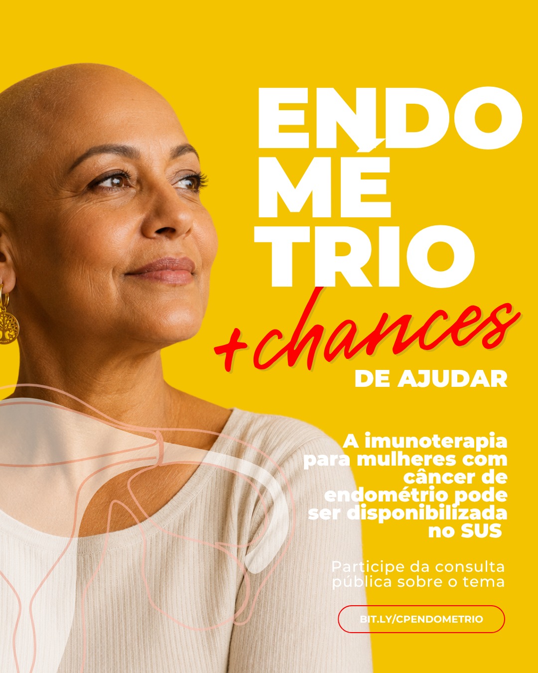 Cerca de 9 mil mulheres recebem, todos os anos, o diagnóstico de câncer de endométrio no Brasil.
Hoje, o tratamento disponível no SUS para essa condição ainda é limitado. Mas existe uma alternativa inovadora: a imunoterapia, que traz uma nova forma de enfrentar o câncer de endométrio primário avançado ou recorrente dMMR/MSI-H*.
Agora, a disponibilização deste tratamento está em consulta pública e sua participação pode ajudar a mostrar para o governo que mulheres com câncer de endométrio precisam de mais chances de tratamento.
Até 26 de outubro, qualquer pessoa pode contribuir por meio de um formulário oficial do governo, manifestando sua opinião sobre o oferecimento desse tratamento pelo SUS.
👉 Participe da consulta pública e ajude a abrir caminho para mais chances de vida para milhares de mulheres.
bit.ly/cpendometrio
Ou comente CP para receber o link por mensagem.
Junte-se a essa mobilização por mais chances para cada história.
* dMMR/MSI-H é uma característica presente em alguns tumores de câncer de endométrio.
#MaisChances #CâncerDeEndométrio #SaúdePública #ImunoterapiaSUS #EquidadeNaSaúde #ConsultaPública #MaisChancesParaCadaHistória