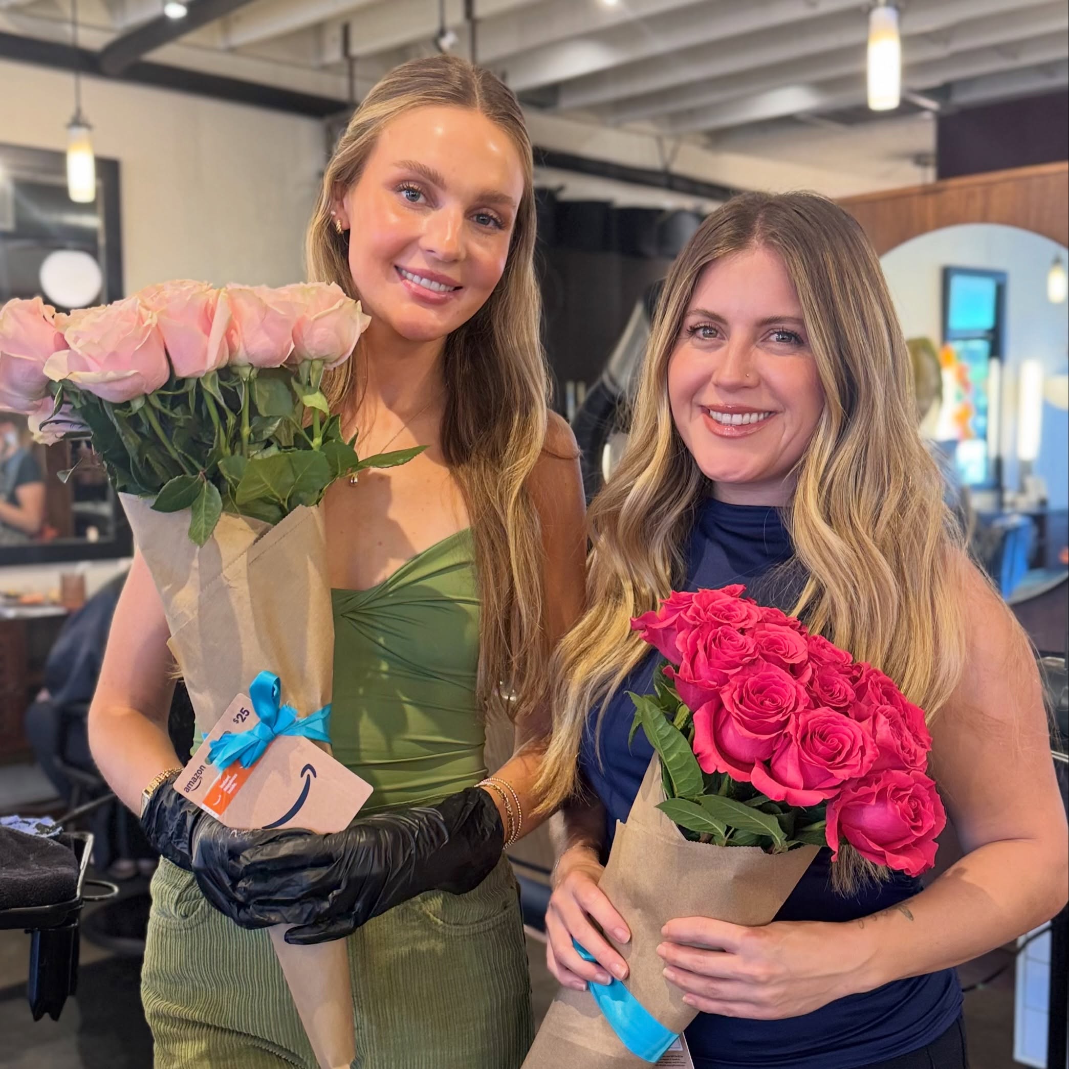 Today we had the pleasure of celebrating two very special birthdays at Salon 1322 🤍
Jackie, who has been with us for 14 years, is truly one of the pillars of our salon. A fantastic color specialist, a wonderful mom and friend, and one of the most thoughtful people you could know. Talented, dependable, and always someone you know has your back. We are so fortunate to have her as part of our salon family.
Lindy, who is going on seven years with us, is another great part of our team. A talented color and extensions specialist, kindhearted human, and genuinely beautiful inside and out. She brings gentleness and kindness to the people around her, and we are lucky to have her.
After all these years, one of the best parts of Salon 1322 continues to be the people who make it what it is.
Happy Birthday, @jackiemendoza_hair and @hairbylindymichele ! We loved having the opportunity to celebrate you both today with your favorites for lunch and chocolate of course ❤️
Happy birthday ladies!