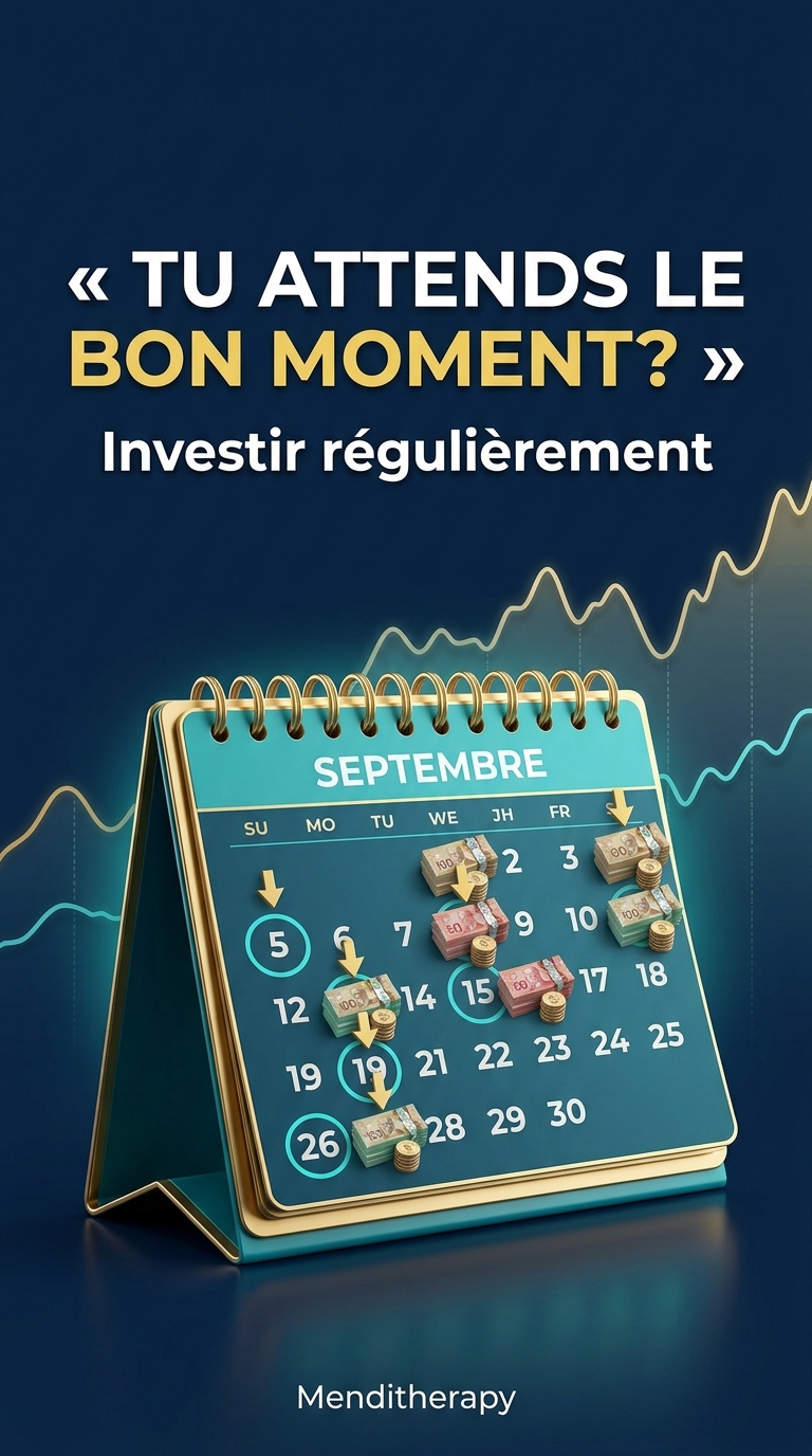Vidéo 5 de la Série —
Pourquoi investir régulièrement plutôt que d'attendre le bon moment.
Tu attends le « bon moment » pour commencer à investir?
Investir un montant fixe régulièrement peut t’aider à bâtir une habitude et à moins laisser les fluctuations du marché guider tes décisions.
Le but : un plan adapté à ton budget et à tes objectifs à long terme.
Pour comprendre les ETF et les bases de l’investissement, découvre mon livre « Investir dans les ETF — Guide du débutant ».
👉 Voici le lien:
Amazon → https://www.amazon.com/dp/B0HJT2T4T2
Ou
Menditherapy → https://www.menditherapy.com/.../investir-avec-les-etf
💬 Et toi, tu investis régulièrement ou tu attends encore?
Contenu éducatif. Investir comporte des risques; aucun rendement n’est garanti.
#Investir #ETF #InvestissementRégulier #BoursePourDébutants #FinancesPersonnelles #Menditherapy