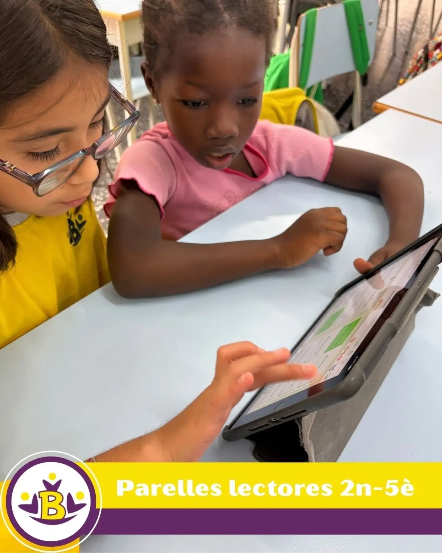 📖✨ Després de diverses sessions coneixent-se, aquest dijous els alumnes i les alumnes de 2n i 5è han començat les sessions de parelles lectores ✨📖
#escolabamesmataró #somequipsomfamília #escolainfantil #escolaprimària #escolaconcertada