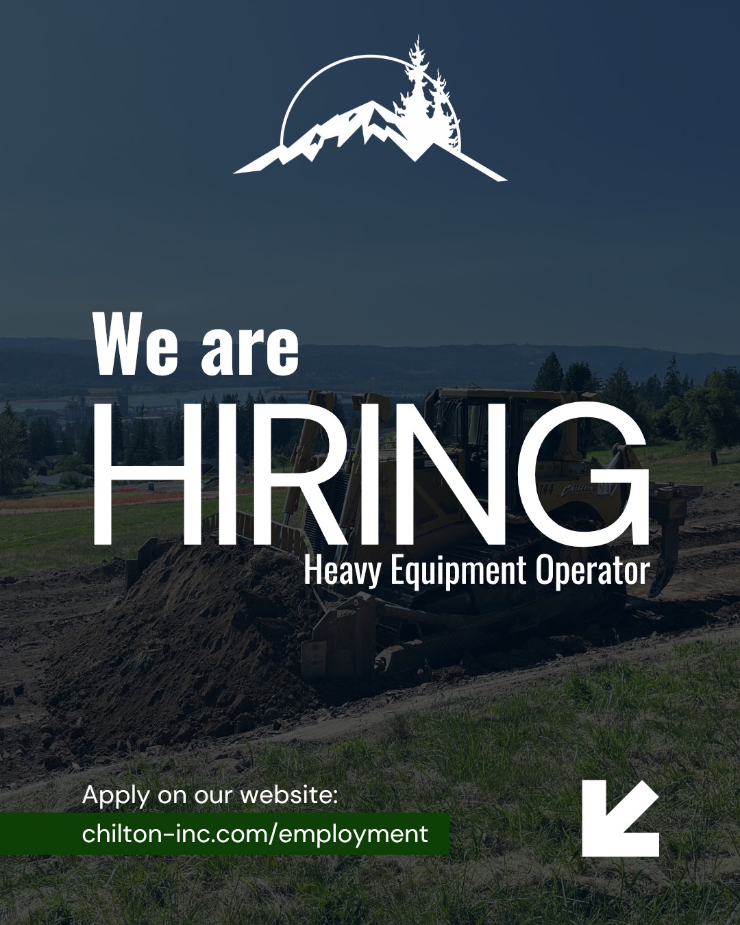 🚨 WE'RE HIRING! Heavy Equipment Operator
We're looking for an experienced Heavy Equipment Operator to join our crew!
Must have 5+ years of experience in:
• Home site dig-outs
• Septic installation
• Water and power line installation
• Driveway, private road, and logging road construction
• Land clearing
💰 Pay: $35–$40/hr depending on experience
🚜 Work: Year-round with a variety of projects and a great crew!
We're looking for someone reliable, safety-minded, and experienced operating excavators, dozers, graders, and loaders.
Interested? Apply online!
👉 chilton-inc.com/employment
Know someone who would be a good fit? Tag them below or share this post!
#ChiltonLogging #NowHiring #HeavyEquipmentOperator #BlueCollar #FYP