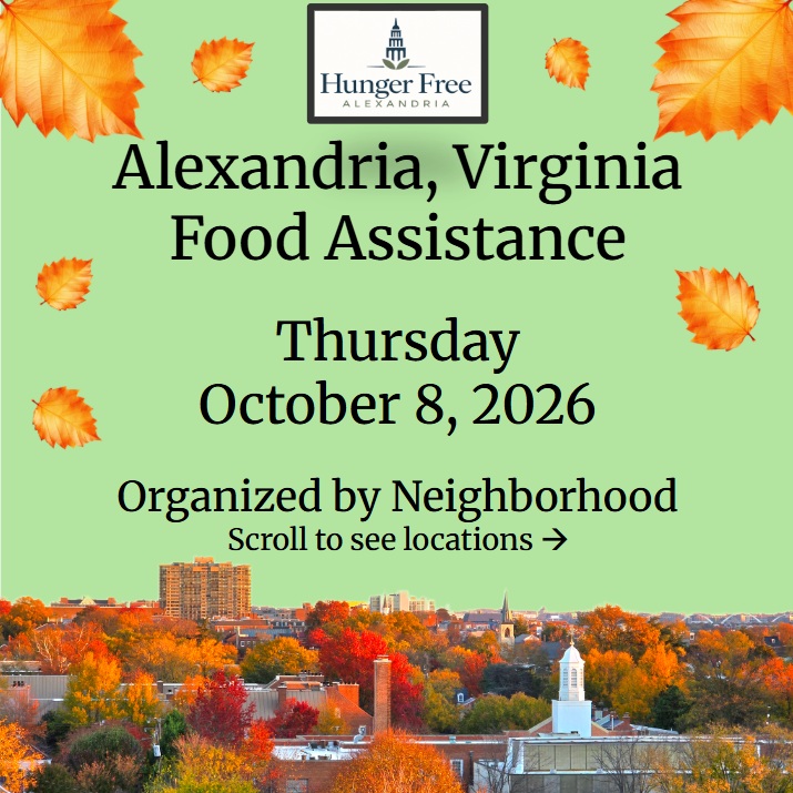 On Thursday October 8, here are available locations for food assistance. Everybody deserves to eat.
#Find #Food #Today #Alexandria #Virginia