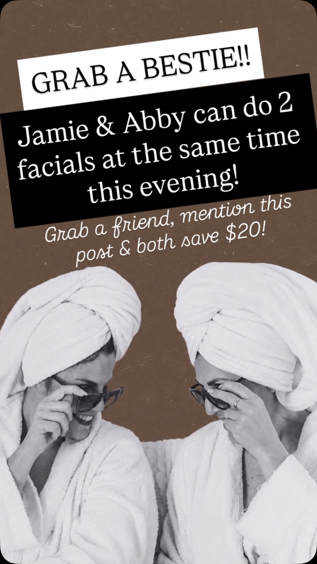 👻👻SPA NIGHT WITH YOUR BOO OR BESTIE??
👋Yes please! Enjoy a seasonal cocktail at Lavish & $20 off each off of your Facial & then head next door to our friends at @basta_pasta - Fallston for a spooky Halloween themed dinner!🍝
🎃Cierra also has a Haircut + Treatment available at 2:15pm & 🎃Anna has Manis/ Gel Manis or Waxing available at 2:15 & 6:15pm!