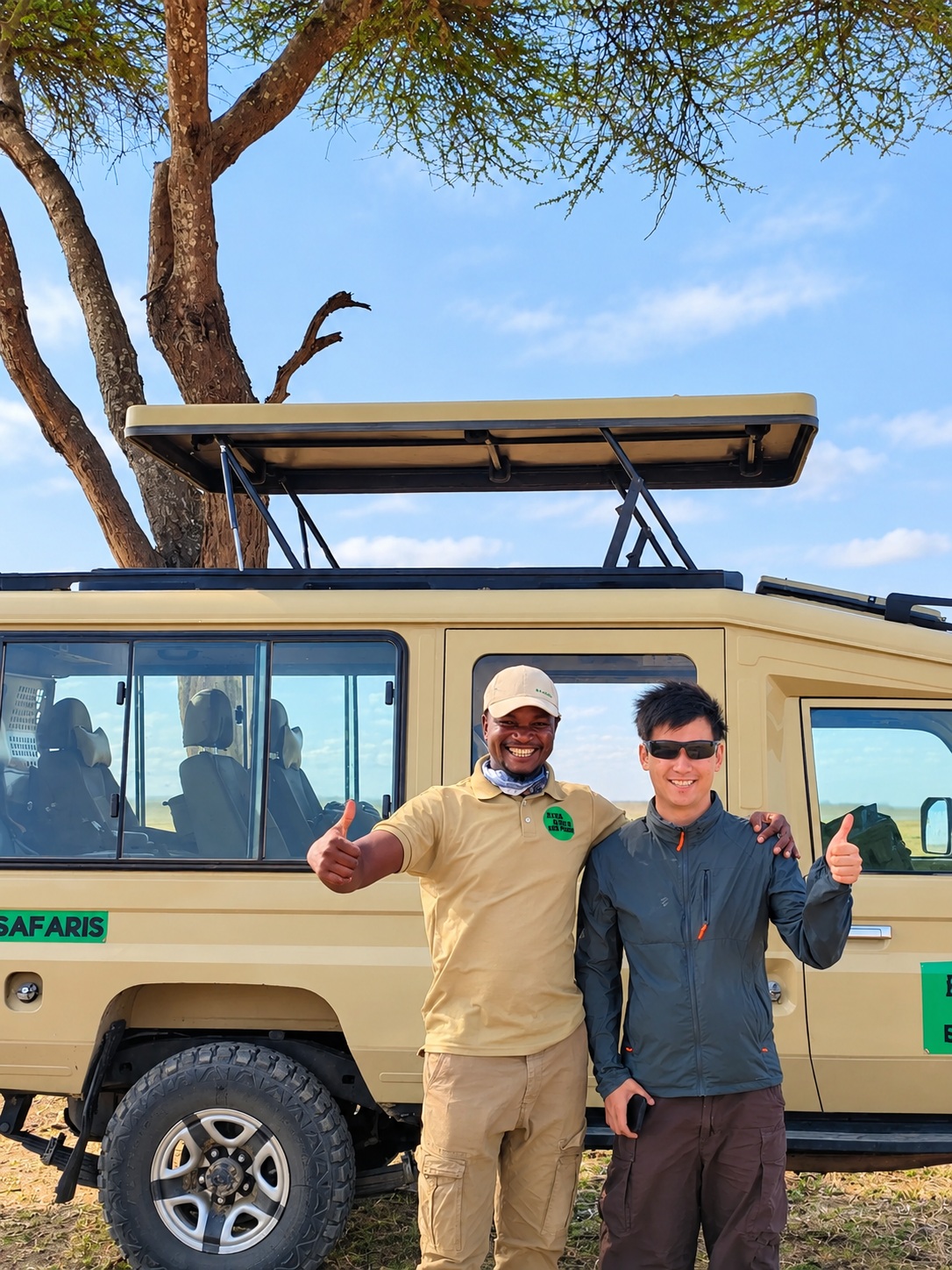 From Tanzania with Passion
Another unforgettable safari moment! Our guest enjoying the adventure alongside our amazing safari guide. From the breathtaking landscapes to incredible wildlife and genuine Tanzanian hospitality — every journey is made special by the people you meet along the way. 🇹🇿✨
Thank you for choosing Extra Passion Safaris to be part of your Tanzania adventure!
📍 Tanzania | Safari | Wildlife | Adventure
📲 WhatsApp: +255 793 721 751
🌐 www.extrapassionsafariss.com
📧 info@extrapassionsafariss.com
Your Journey of Passion Begins With Us. 🌿🦁
#ExtraPassionSafaris #TanzaniaSafari #TanzaniaTravel #SafariAdventure #AfricanSafari #VisitTanzania #SerengetiSafari #SafariLife #TravelTanzania #TanzaniaTourism #WildlifeSafari #AuthenticTanzania