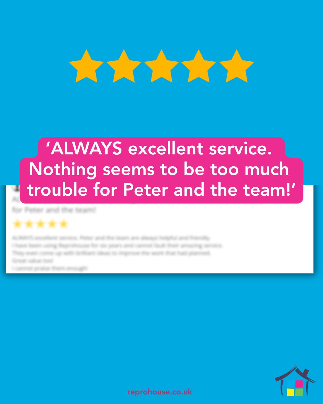 โญ A 5 - Star Review from One of Our Valued Customers โญ
At Reprohousse, we don't just print; we work around our customers' needs to deliver the best possible service and results. Putting our customers at the heart of everything we do is what drives us every day.
Receiving positive feedback like this reminds us why we love what we do. Knowing that our customers are happy with our service is one of our greatest achievements.
Your reviews and testimonials are incredibly important to us. Not only do they help others discover Reprohouse, but they also provide valuable feedback that helps us continually improve our services.
If you've used our services with us before and have a spare minute, we'd be hugely grateful if you could leave us a review on Google or Yell. Every review makes a difference.
Thank you for your continued support.
#Reprohouse #CustomerReview #FiveStarService #TestimonialTuesday #PrintingServices #CustomerFeedback #ThankYou #EssexBusiness #PrintExperts #WideFormatPrinting