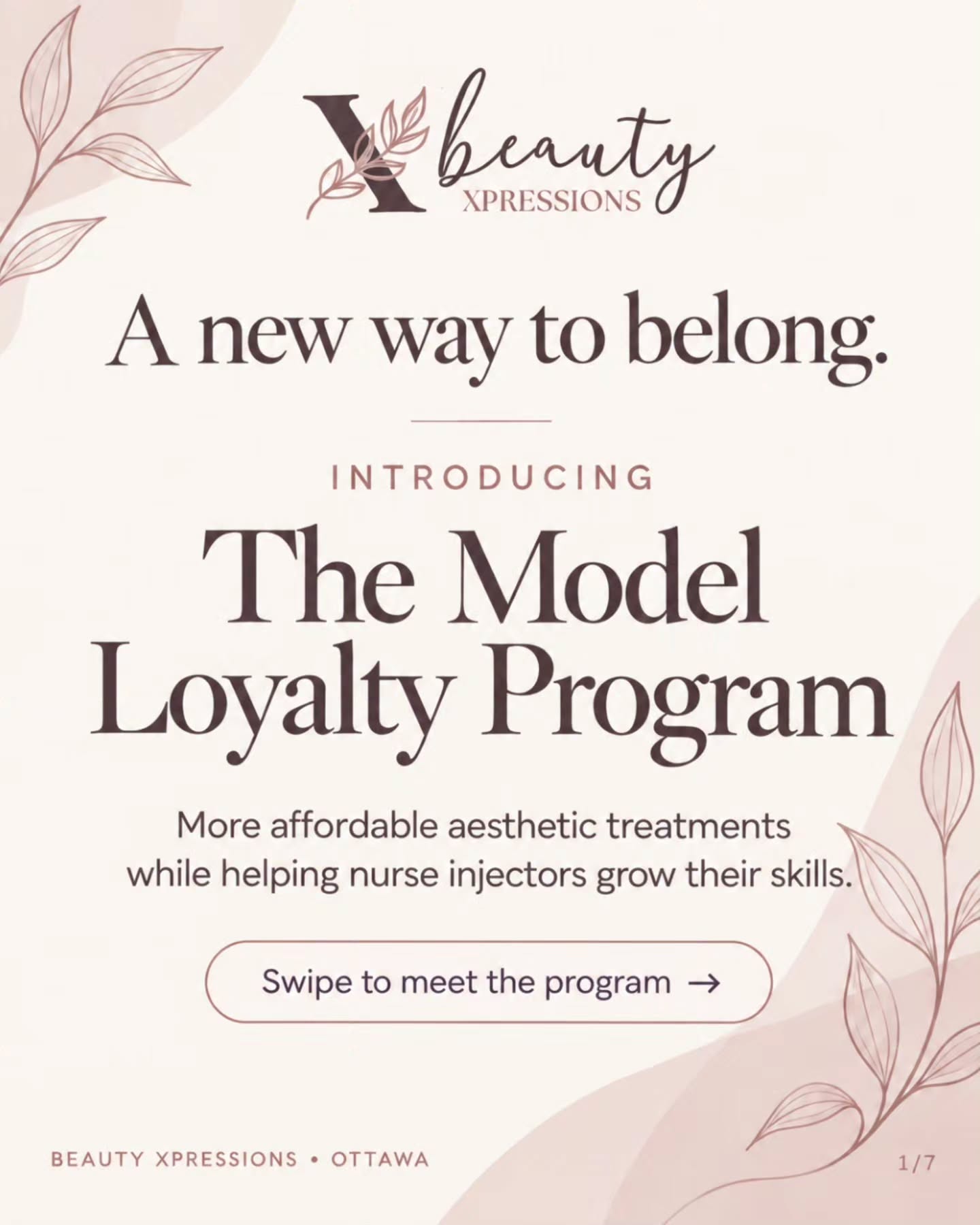 Super excited about this announcement!
Introducing the Beauty Xpressions Model Loyalty Program! āØ
Teaching and supporting nursesā professional growth has always been at the heart of my business. This program brings together two things I care deeply about: meaningful hands-on education and more accessible, continuous aesthetic care for the models who make that learning possible.
Hereās how it works:
šæ Academy Days come first. Receive our lowest program rates when you participate in student treatments under my supervision as a Nurse Practitioner. These appointments are the heart of our model program, and suitable Academy opportunities are always offered first.
š¤ Loyalty pricing supports your ongoing care. When a suitable Academy Day appointment isnāt available within your recommended treatment window, eligible members may be offered treatment with me at preferred NP loyalty rates. This helps you continue your care between training opportunities, rather than relying entirely on our Academy schedule.
Weāre looking for models who are comfortable with supervised student treatments, open to individualized treatment planning, and reliable with attendance and communication. Youāre not just booking a treatment, youāre helping nurse injectors build their skills and confidence.
And Ottawa⦠thereās another exciting chapter ahead! Iām moving to Ottawa permanently at the end of January 2027, with more consistent availability to follow. š„¹š¤
Swipe to explore the program and compare our pricing, then apply through āBecome a Modelā on our website.
Already one of our models? Ask us about joining and your eligibility
Applications are personally reviewed, with selected applicants invited to an NP interview. Acceptance, appointment availability, treatment suitability and continued program eligibility apply.
ā Tyler Hand, NP
#beautyxpressions #ottawaaesthetics #ottawabeauty #injectables #botoxfiller
