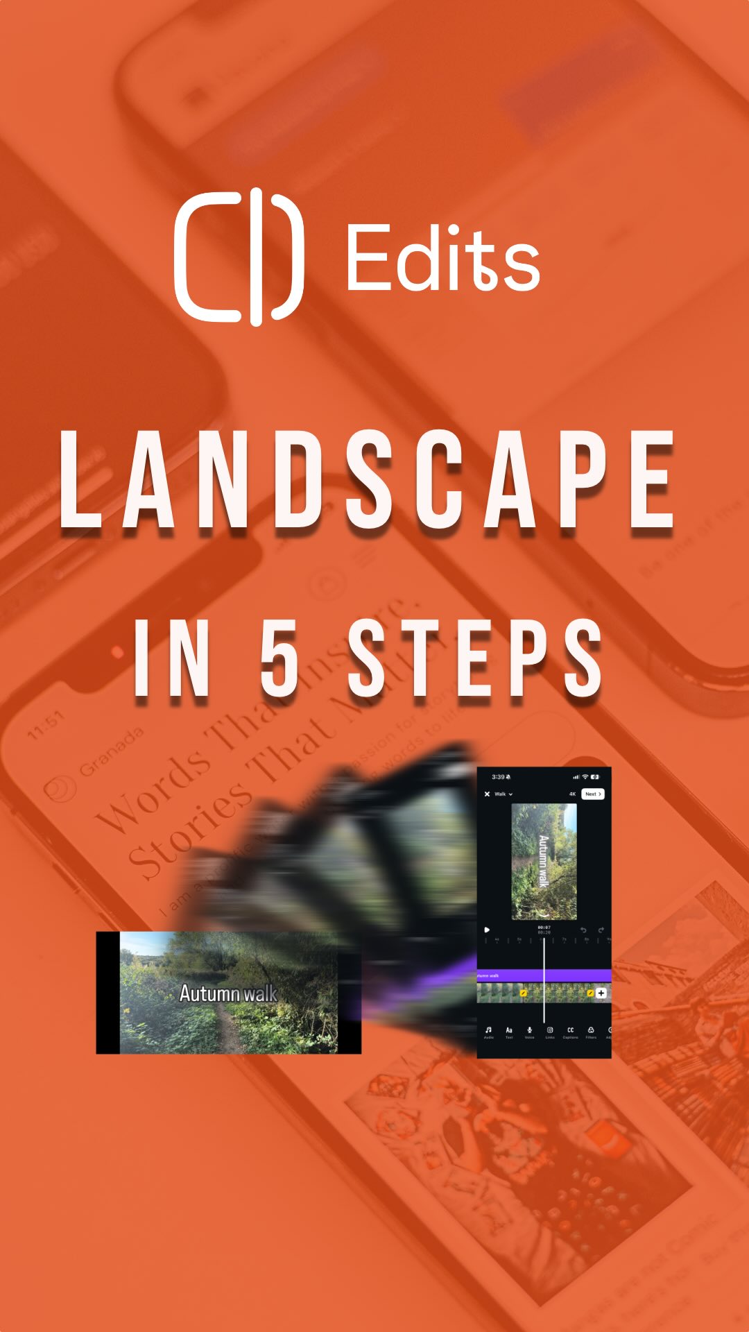 Instagram Edits Landscape Video in 5 Steps 🎬 #instagram #instagramedits