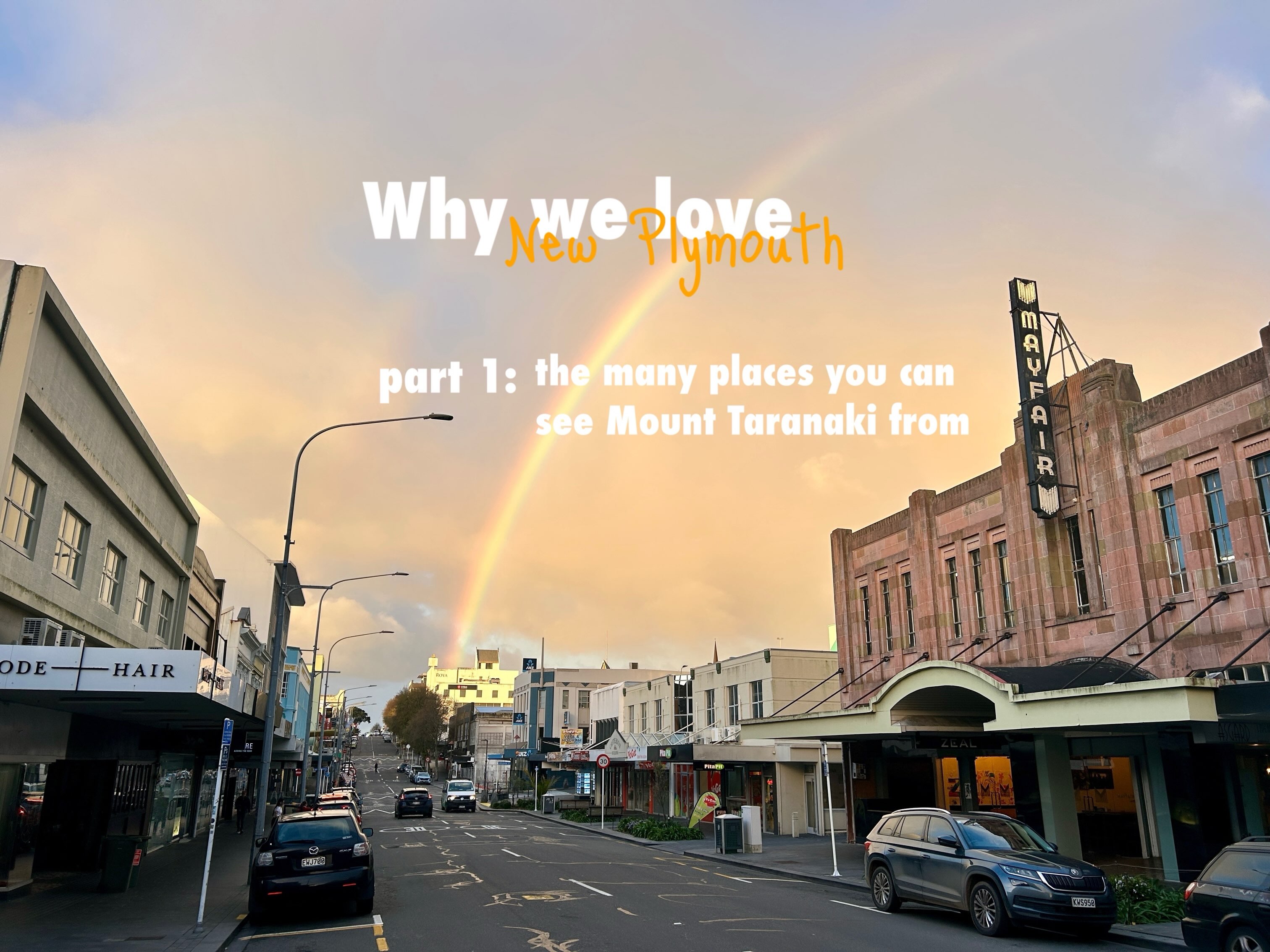 Starting a new little series: Why we love New Plymouth 😊😍
So many beautiful spots to see the Mountain from & they are all within a 15 minute drive from Ducks & Drakes 🦆