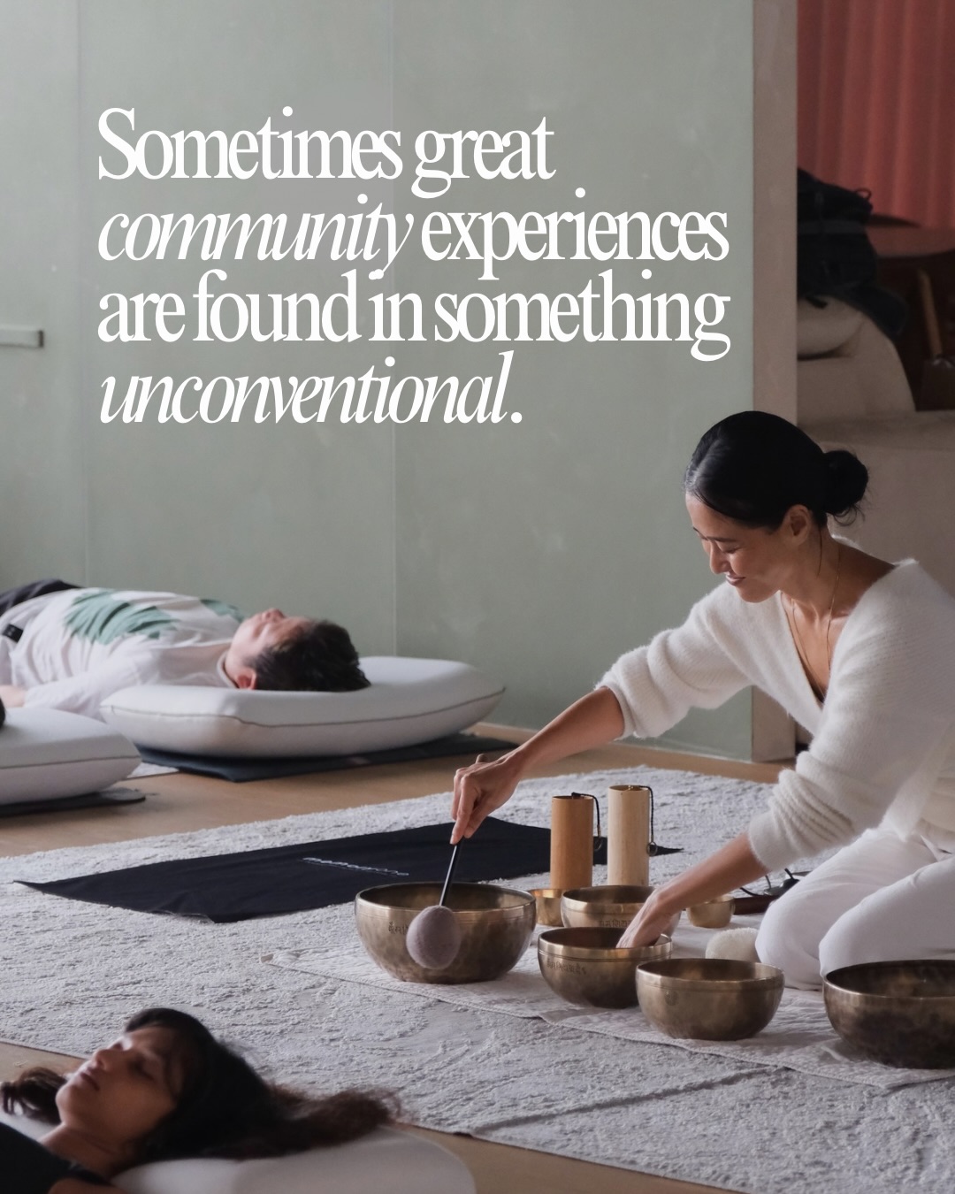 Turns out recovery has a sound 🍃
Recover Like a Pro was Hunter & Match’s love letter to rest. At its centre, an immersive sound bath for an unconventional product experience. Around it, thoughtful partners and people towards a morning that felt whole, with a stillness that lingered after.
Thank you to all who came to unwind with us. We’ll see you at the next one!
Hunter & Match × @memoryoneofficial
#BrandExperiences #SoundBath #Events